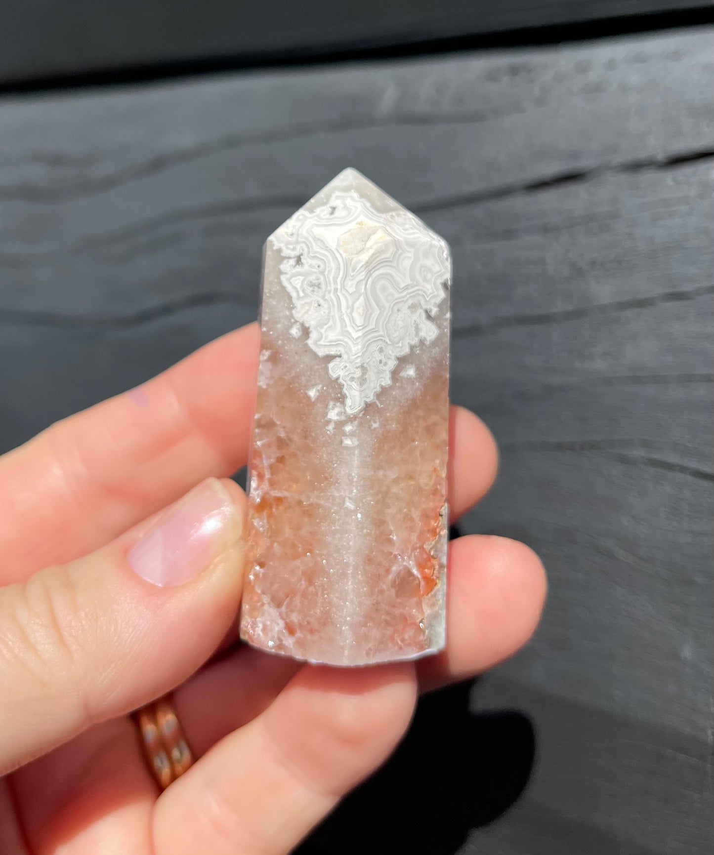 Crazy Lace Agate Tower, Mexican
