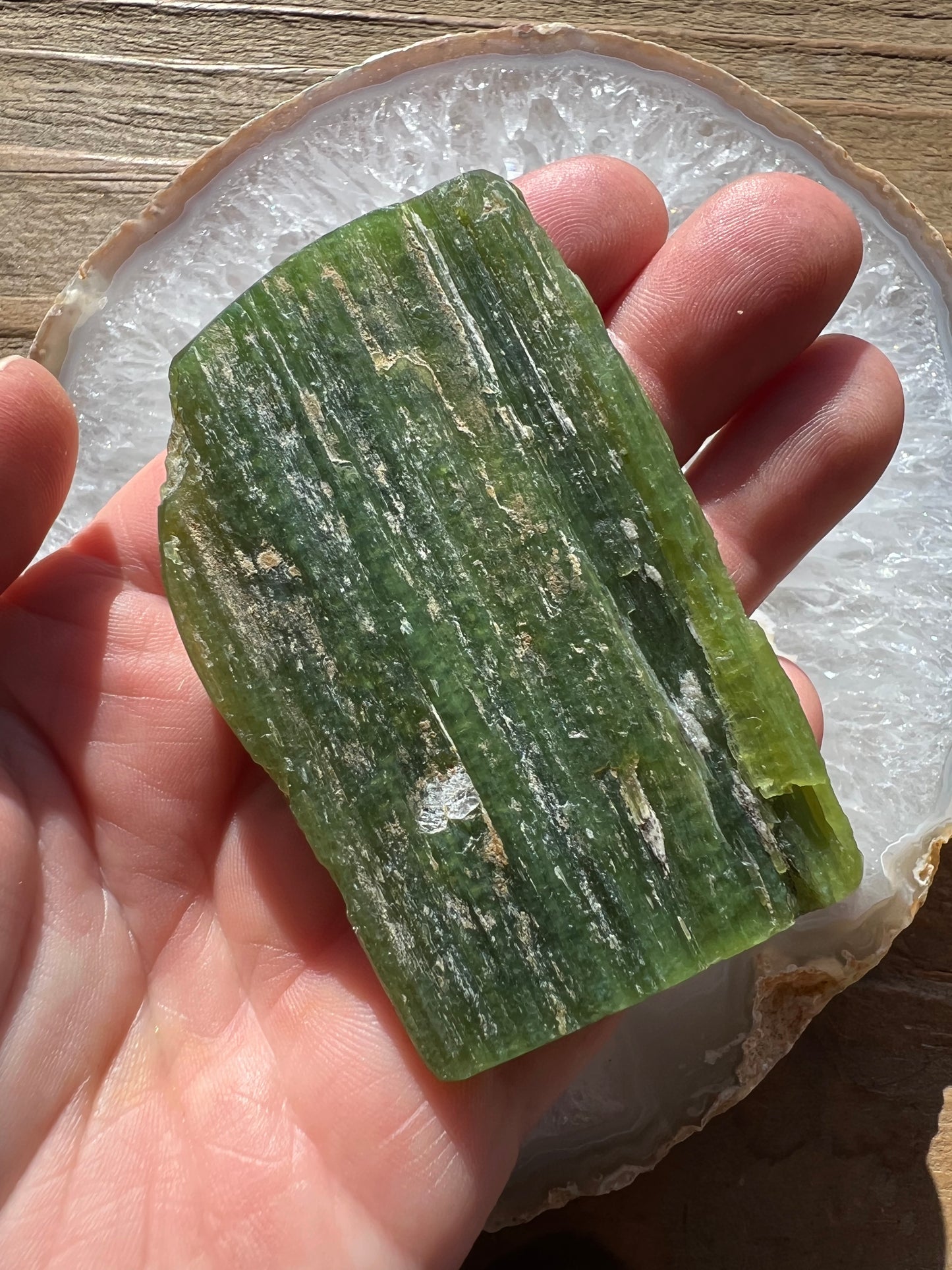 Tremolite, Green Freeform