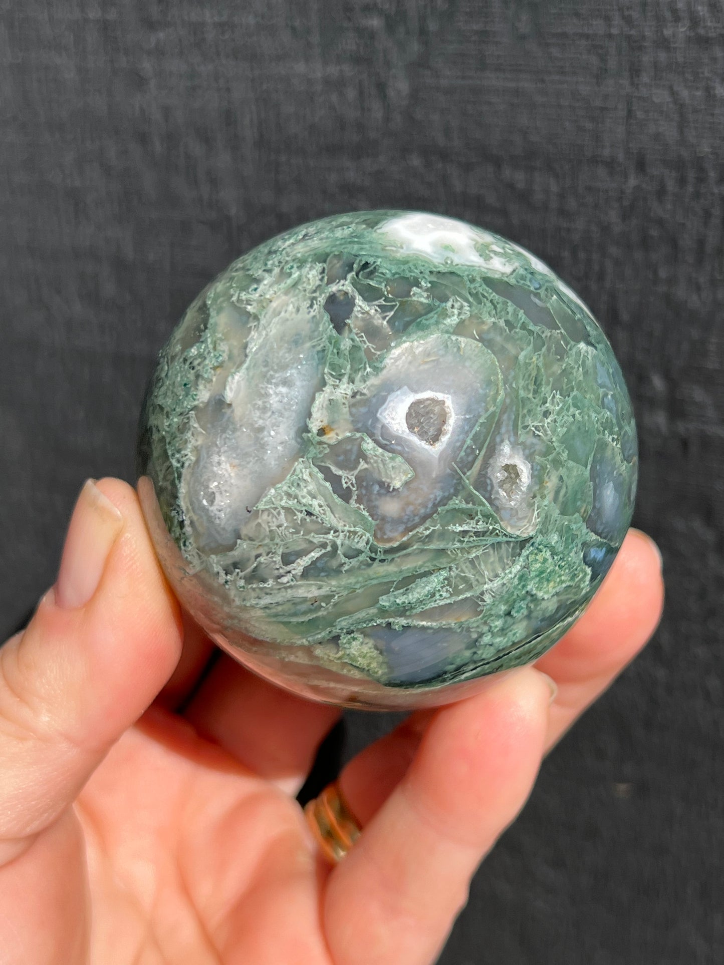 Moss Agate Sphere