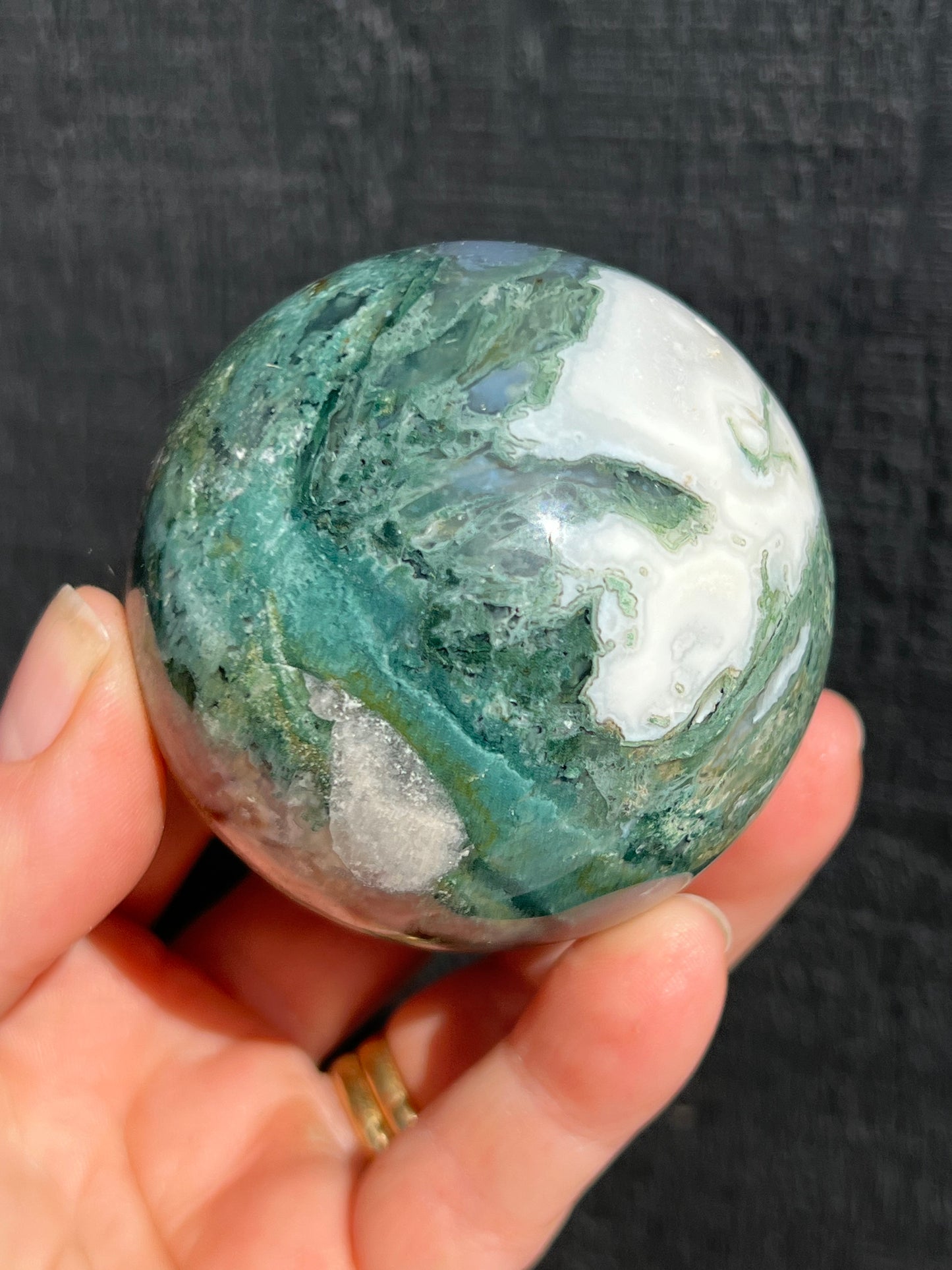 Moss Agate Sphere