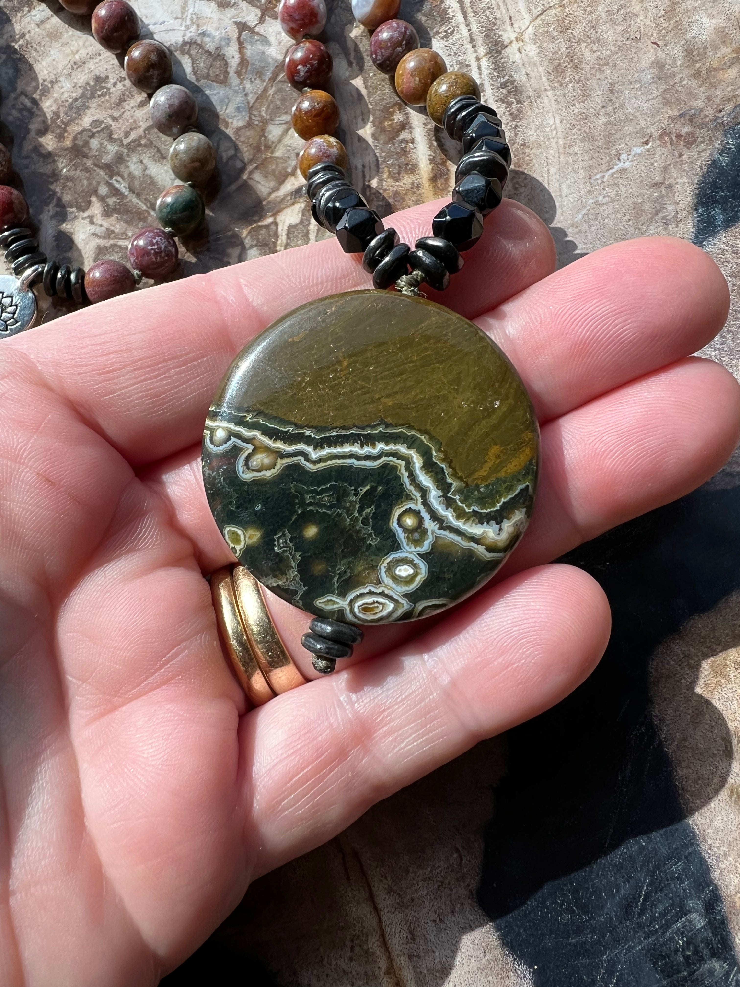 Jasper pendant deals