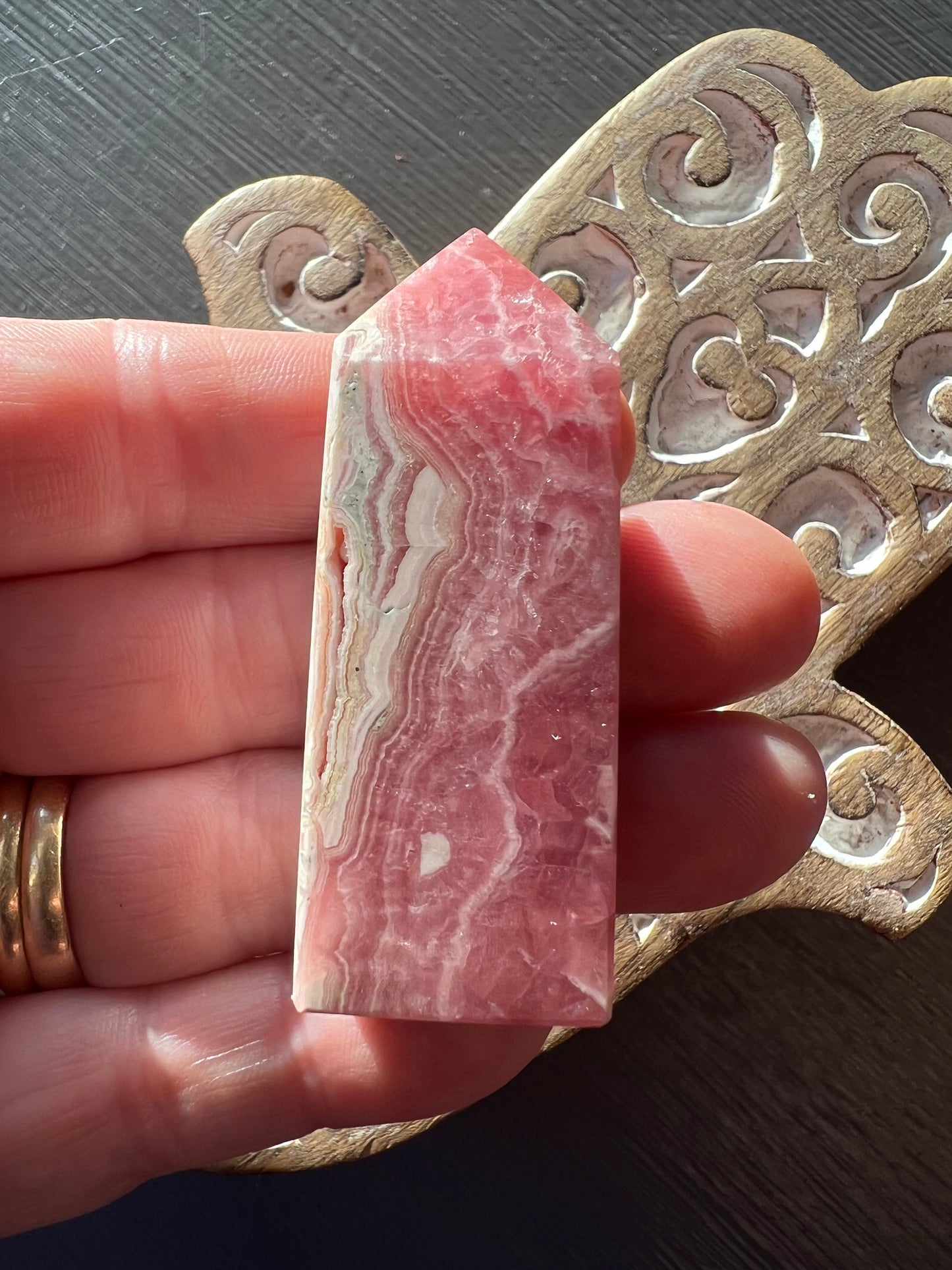 Rhodochrosite Point, High Grade