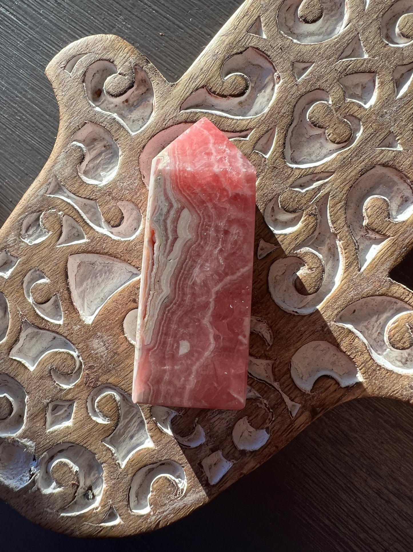 Rhodochrosite Point, High Grade