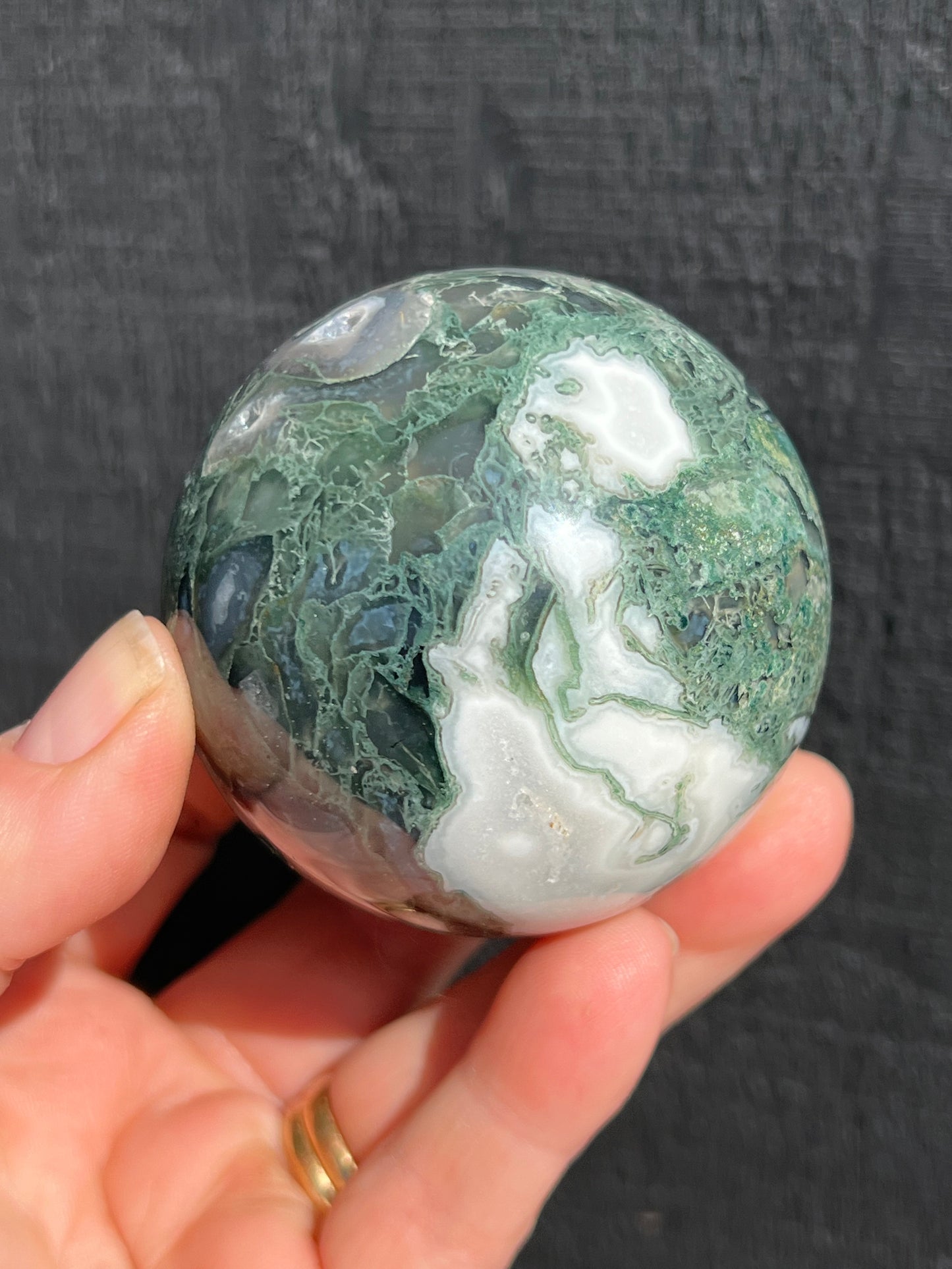 Moss Agate Sphere