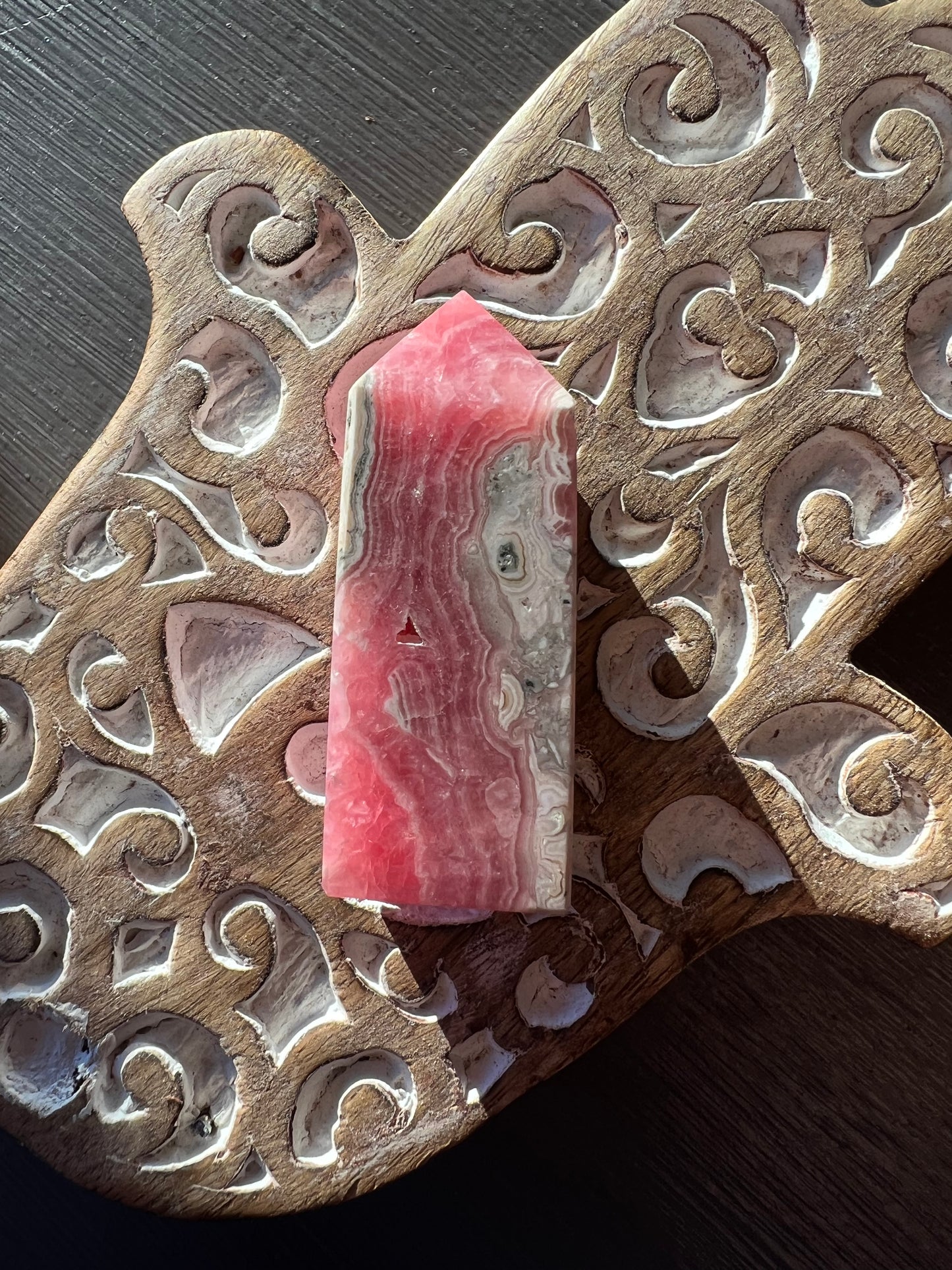 Rhodochrosite Point, High Grade