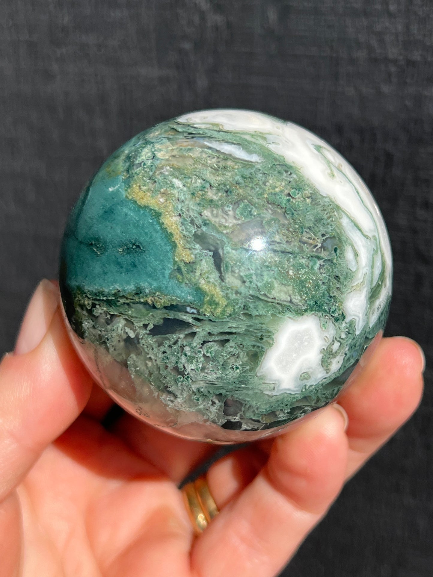 Moss Agate Sphere