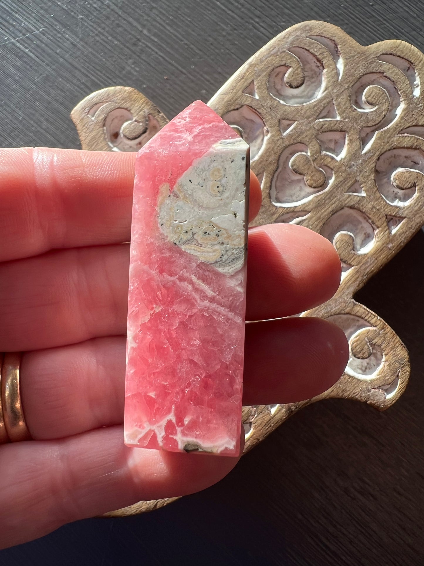 Rhodochrosite Point, High Grade