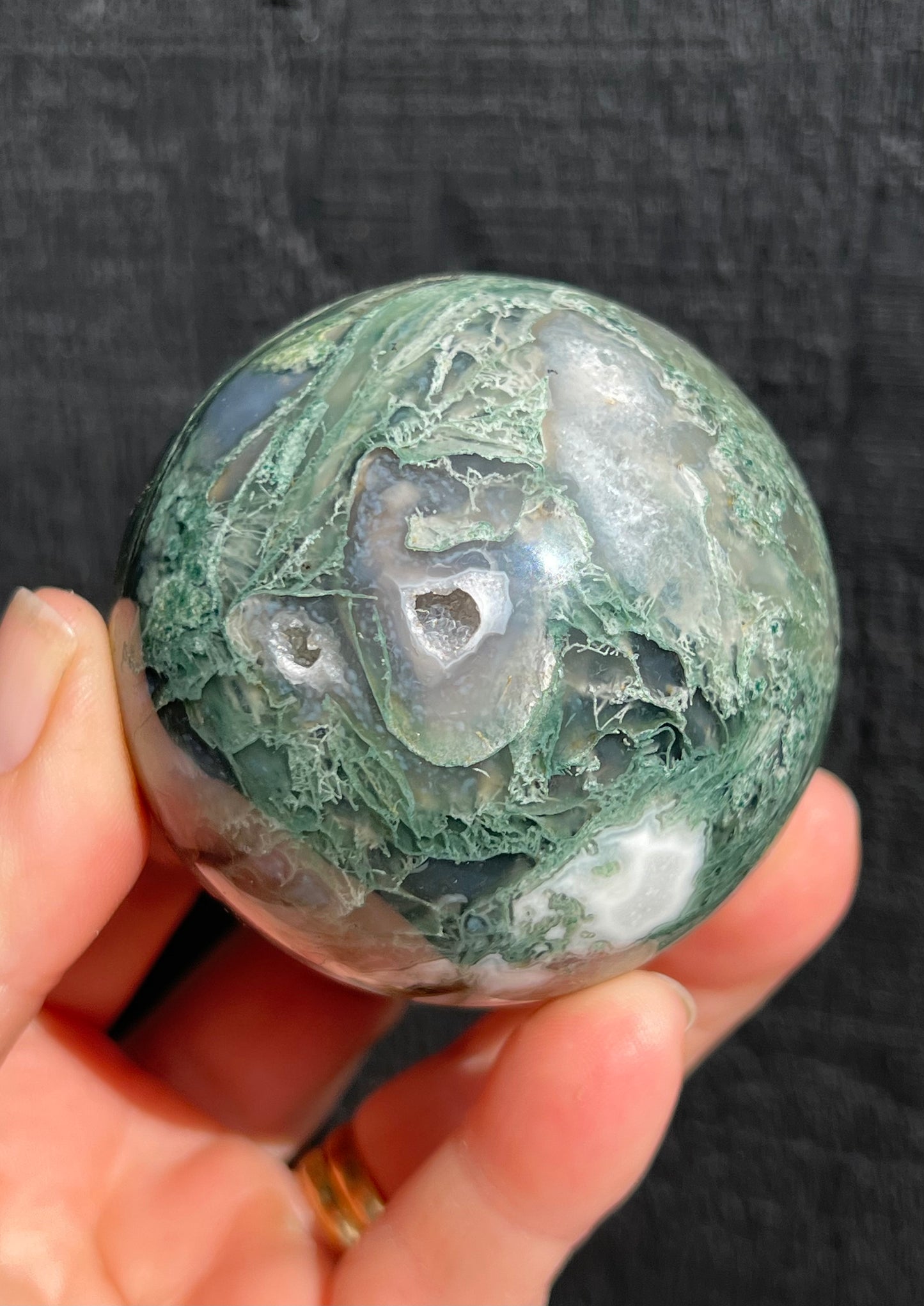 Moss Agate Sphere