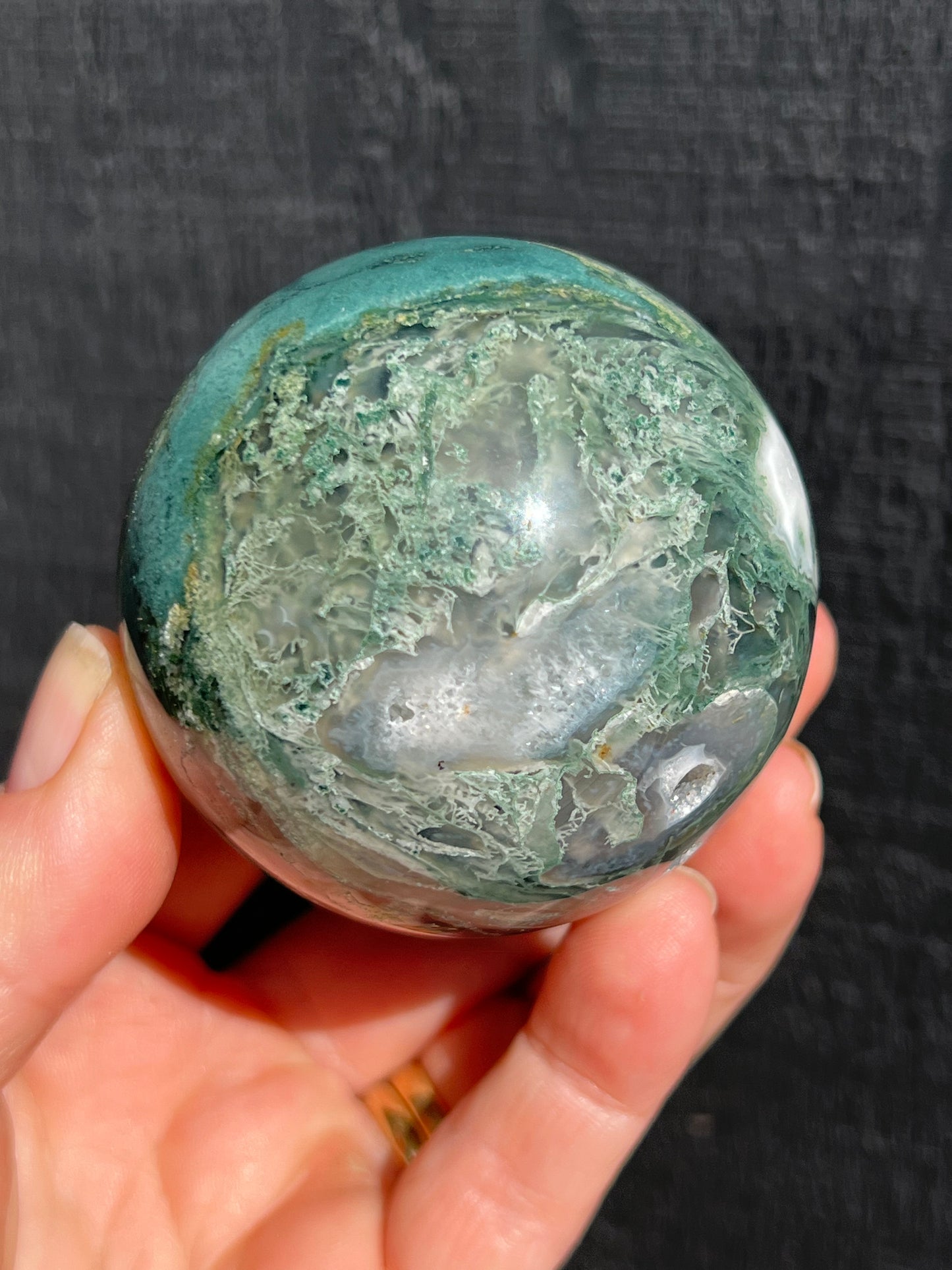 Moss Agate Sphere