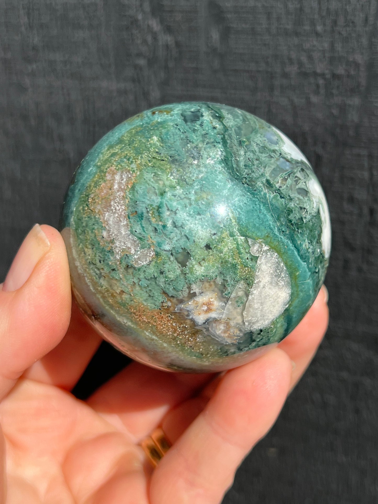 Moss Agate Sphere