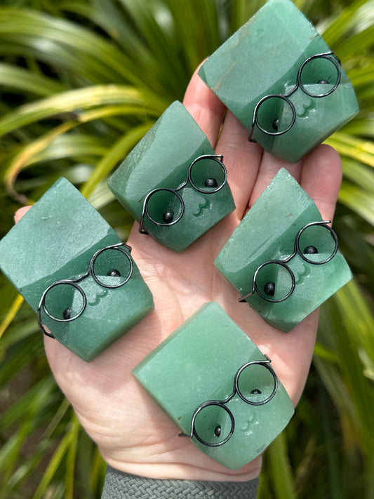 Green Aventurine Rock Buddies