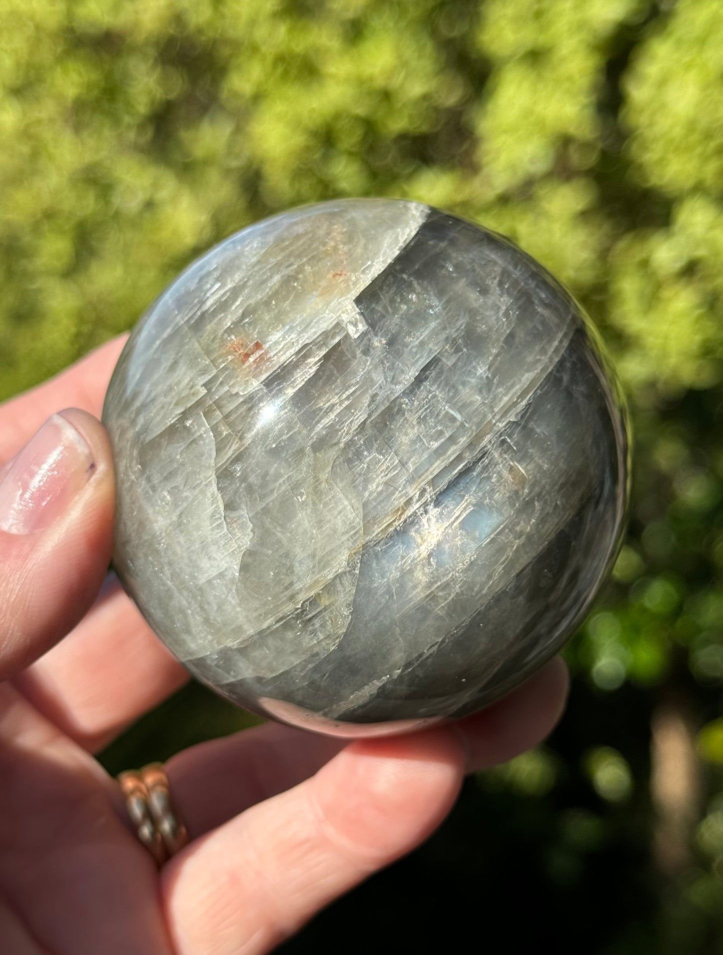 Black Moonstone Sphere