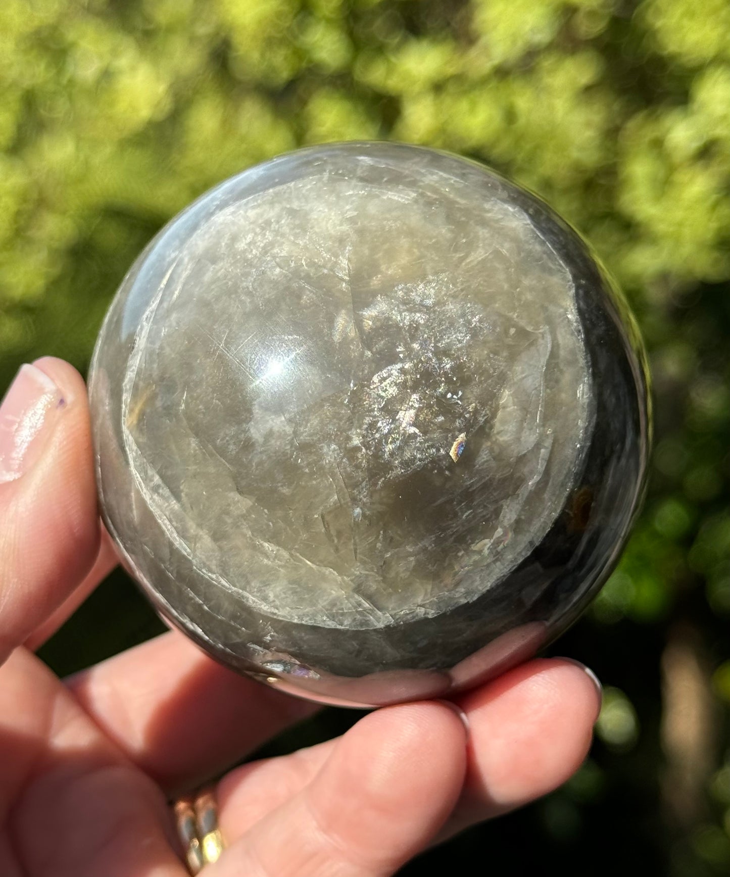 Black Moonstone Sphere