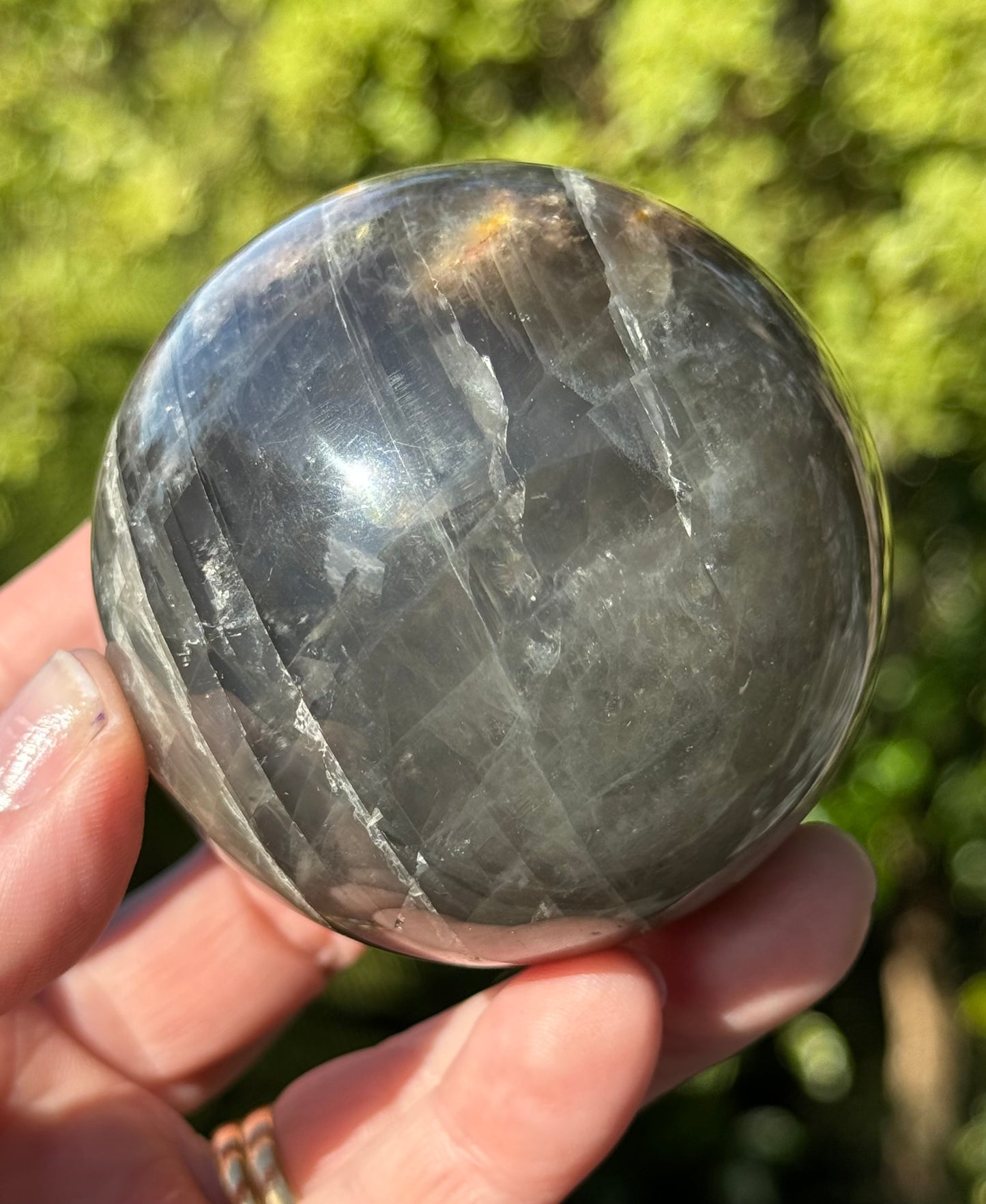 Black Moonstone Sphere