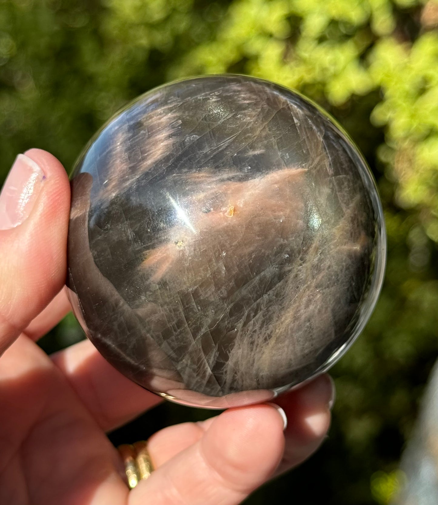 Black Moonstone Sphere