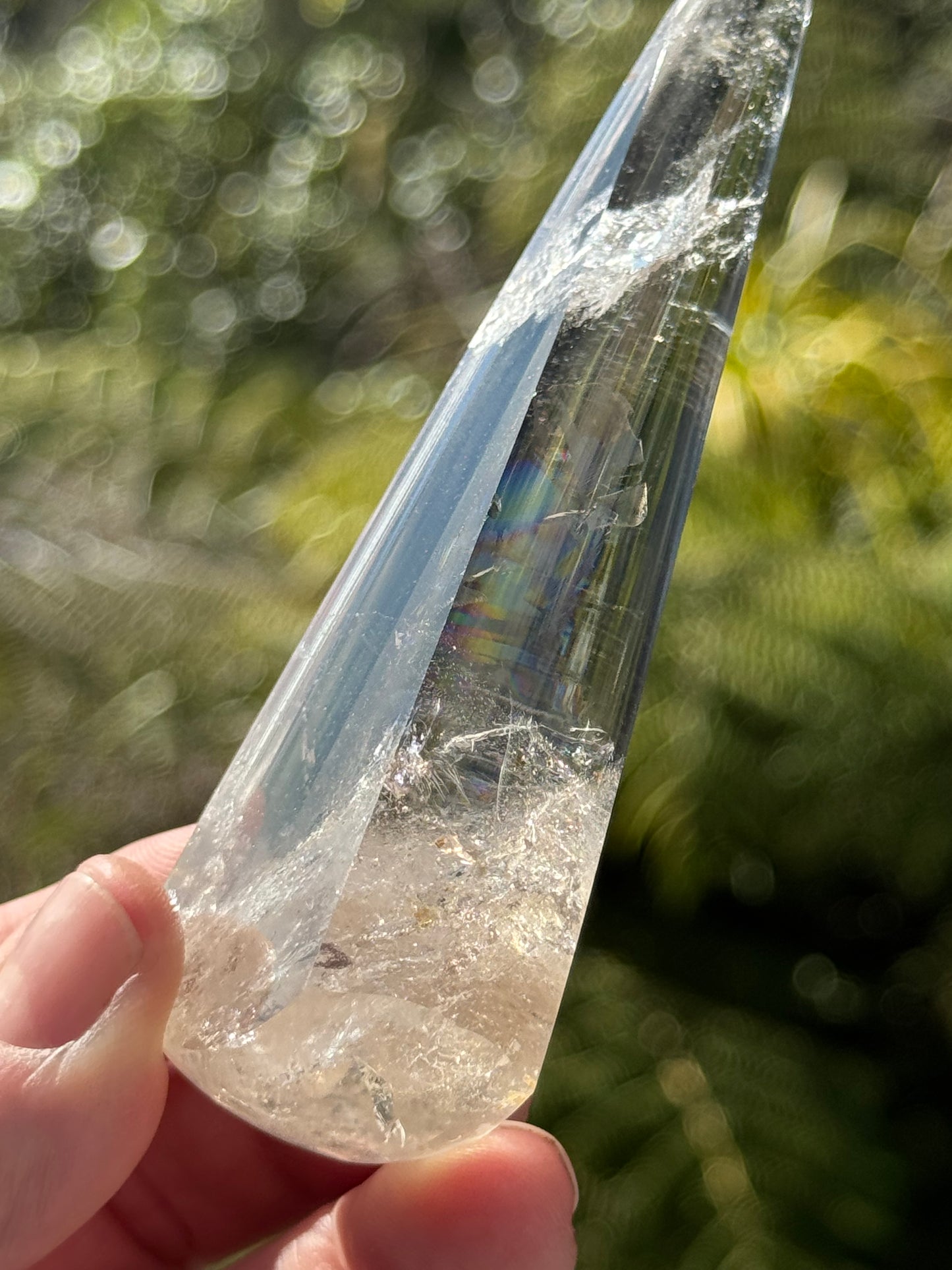 Smoky Quartz Teardrop on stand