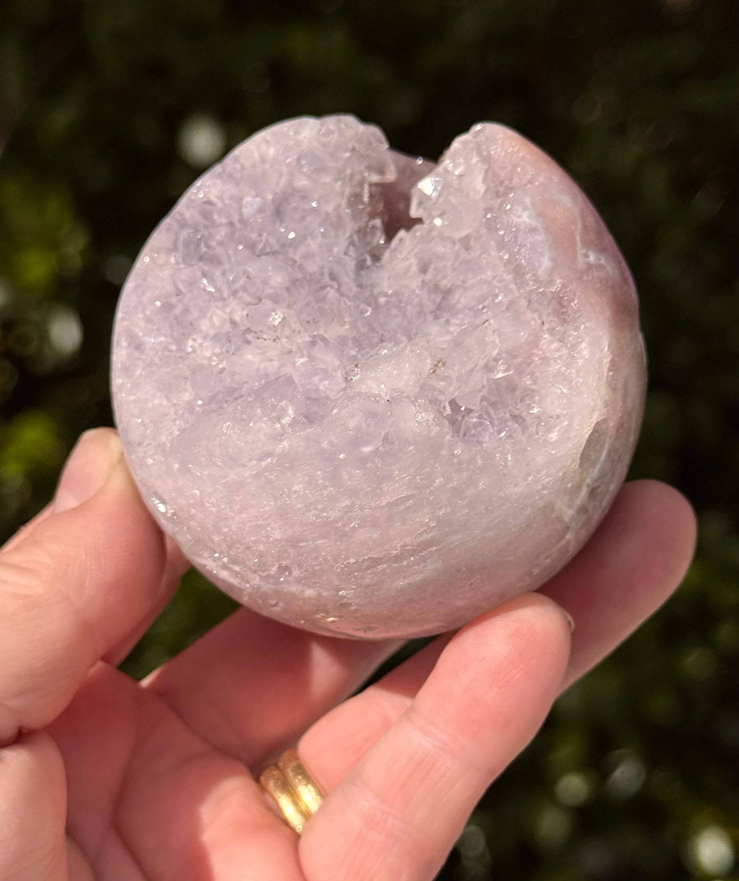 Pink Amethyst Sphere