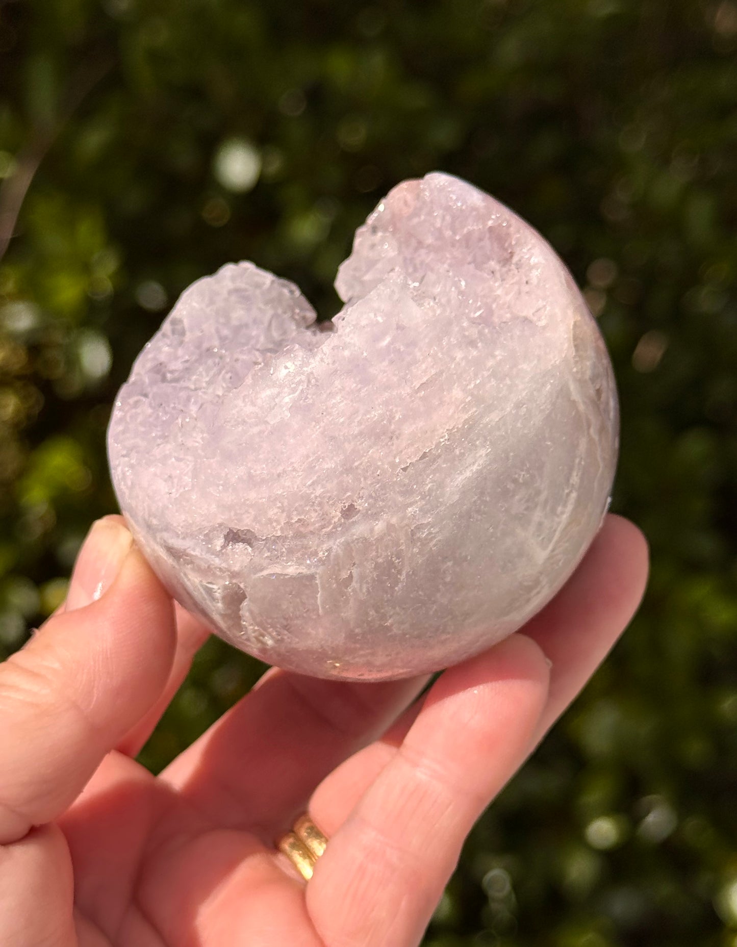 Pink Amethyst Sphere