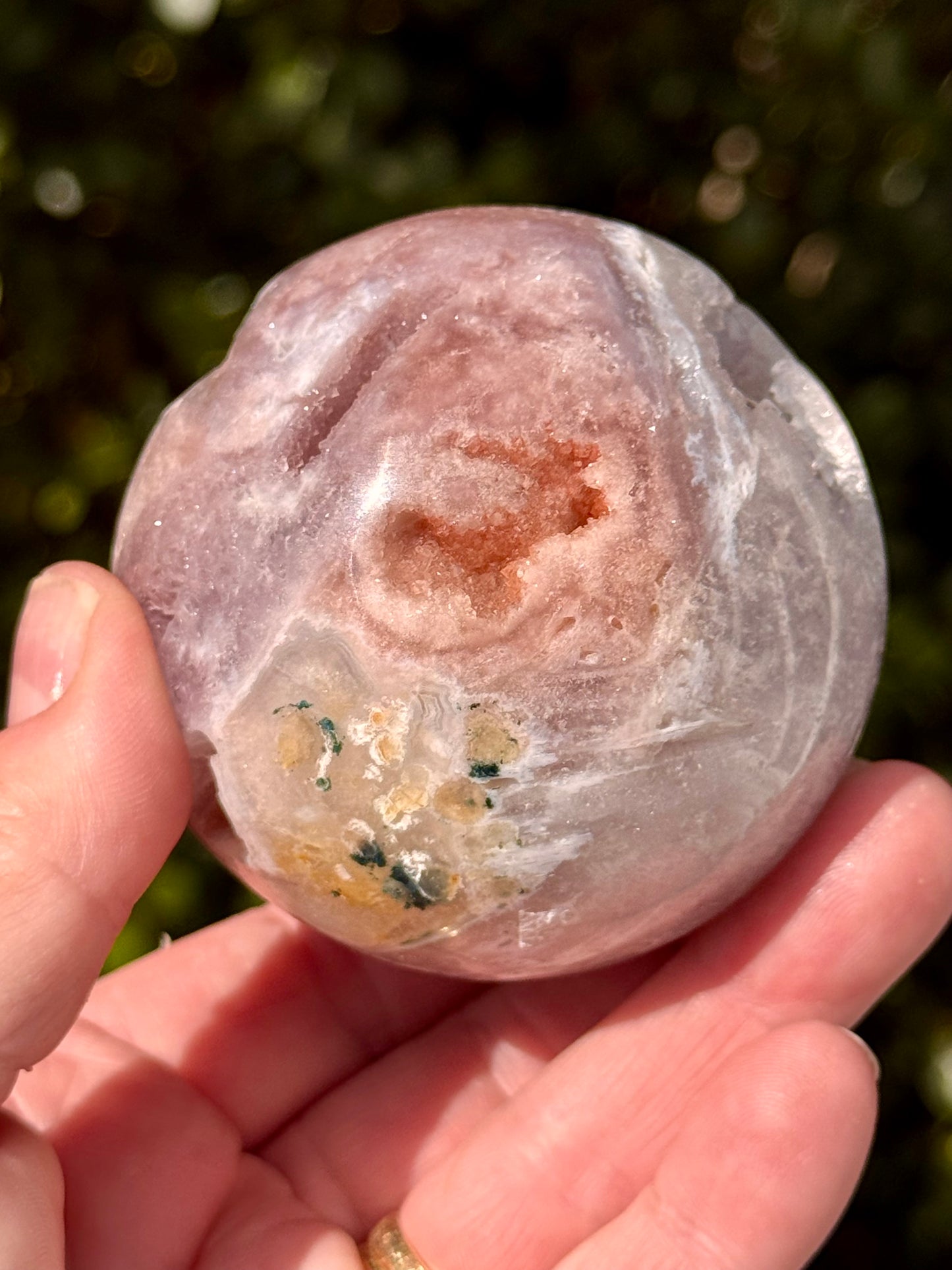 Pink Amethyst Sphere