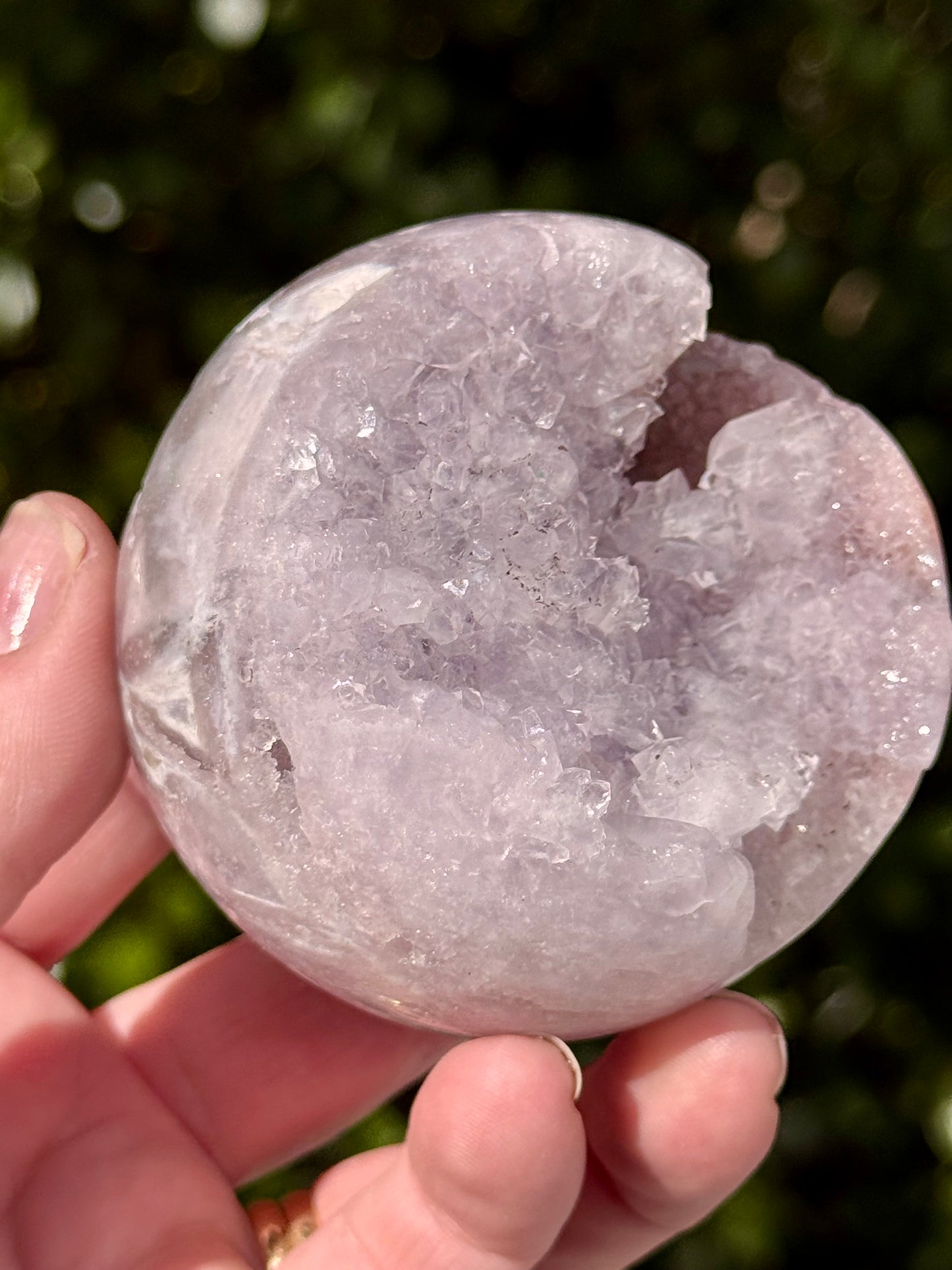 Pink Amethyst Sphere