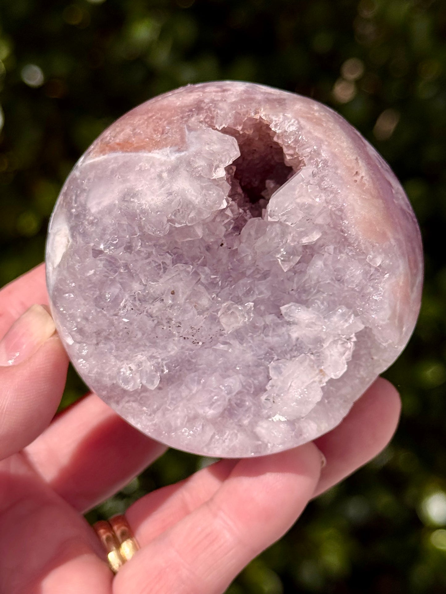 Pink Amethyst Sphere