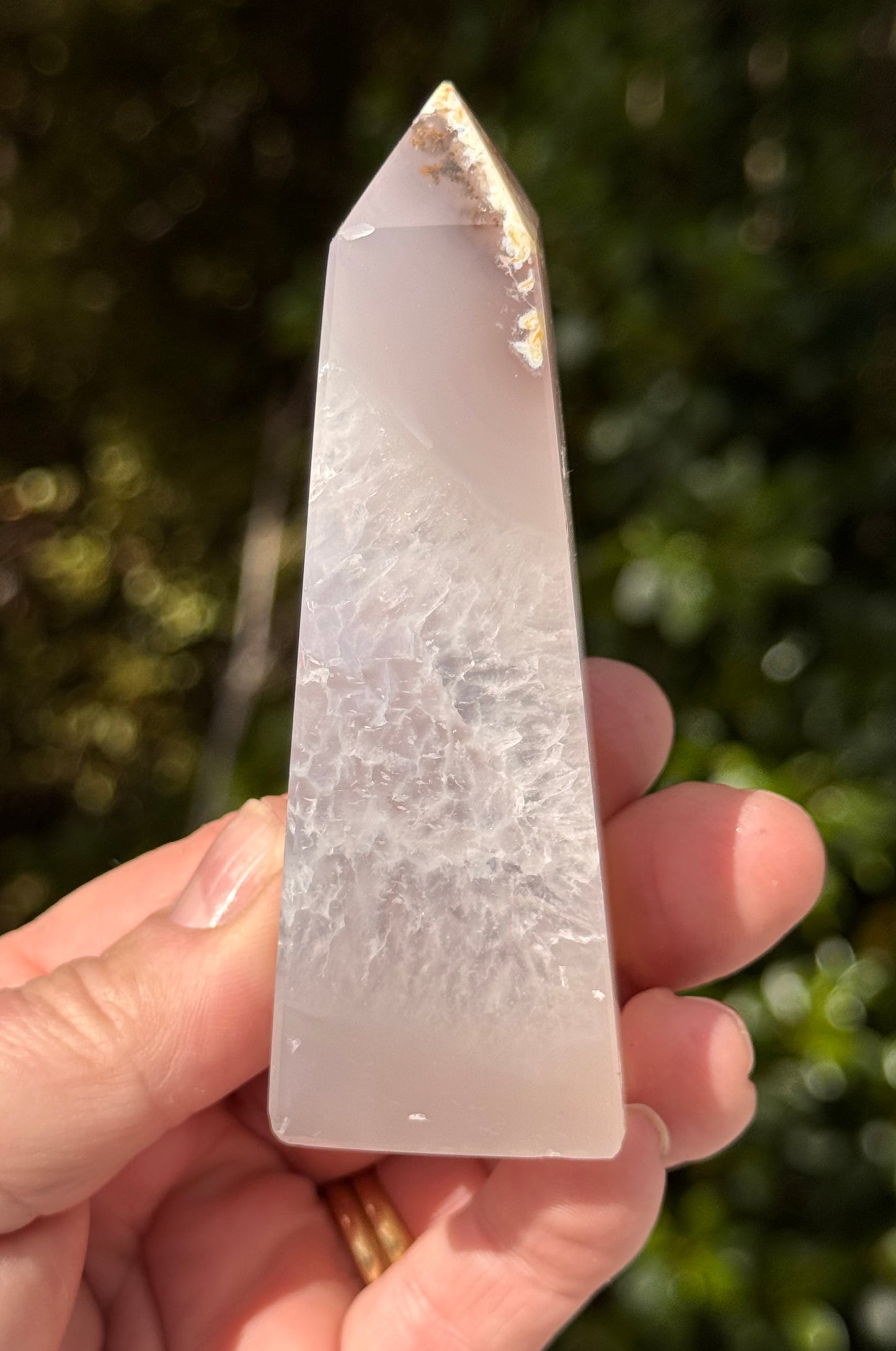 Druzy Agate Obelisk 2