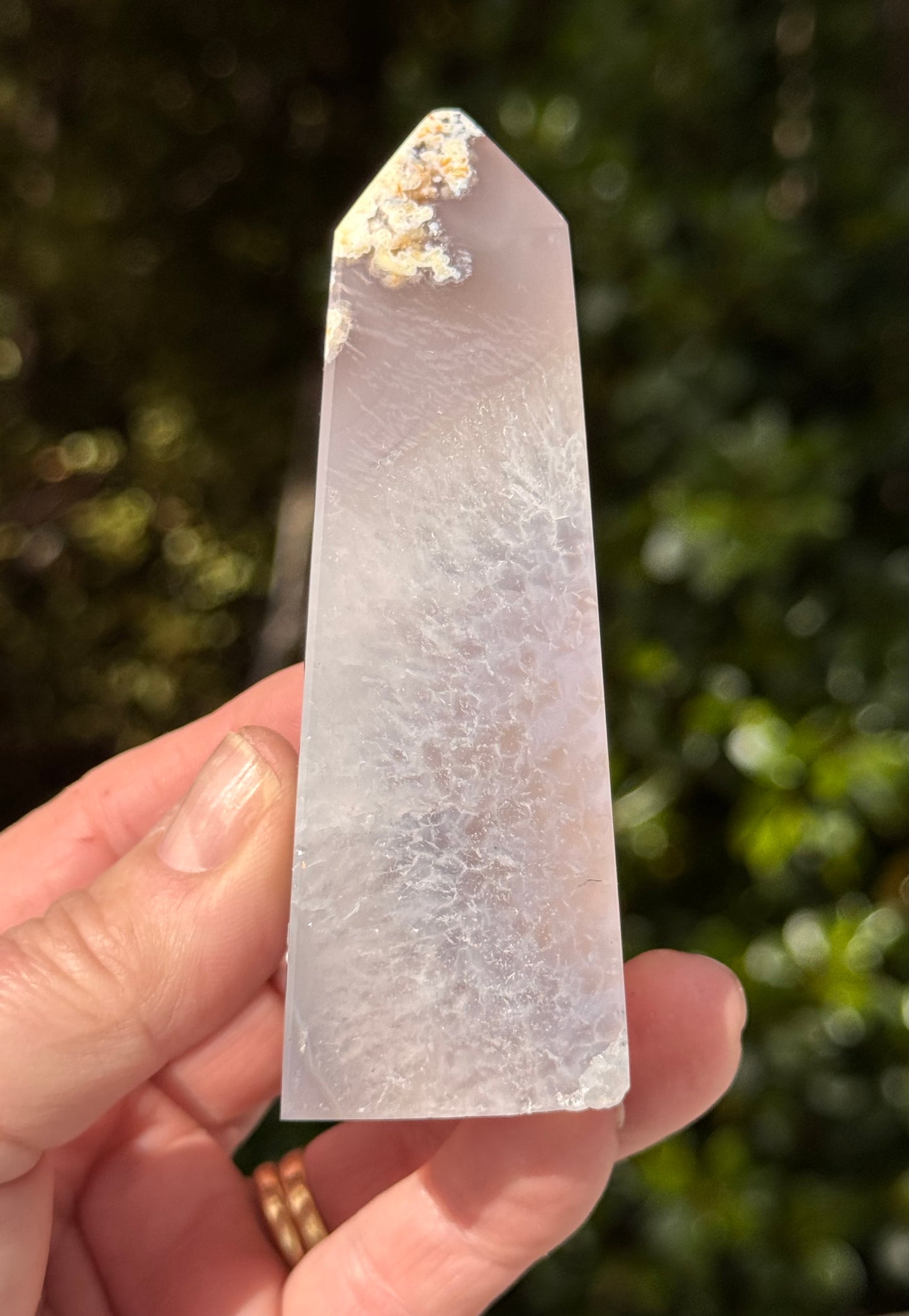 Druzy Agate Obelisk 2