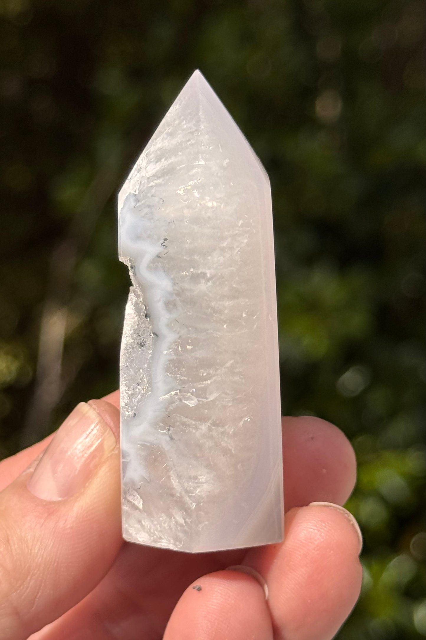Druzy Agate Obelisk 3