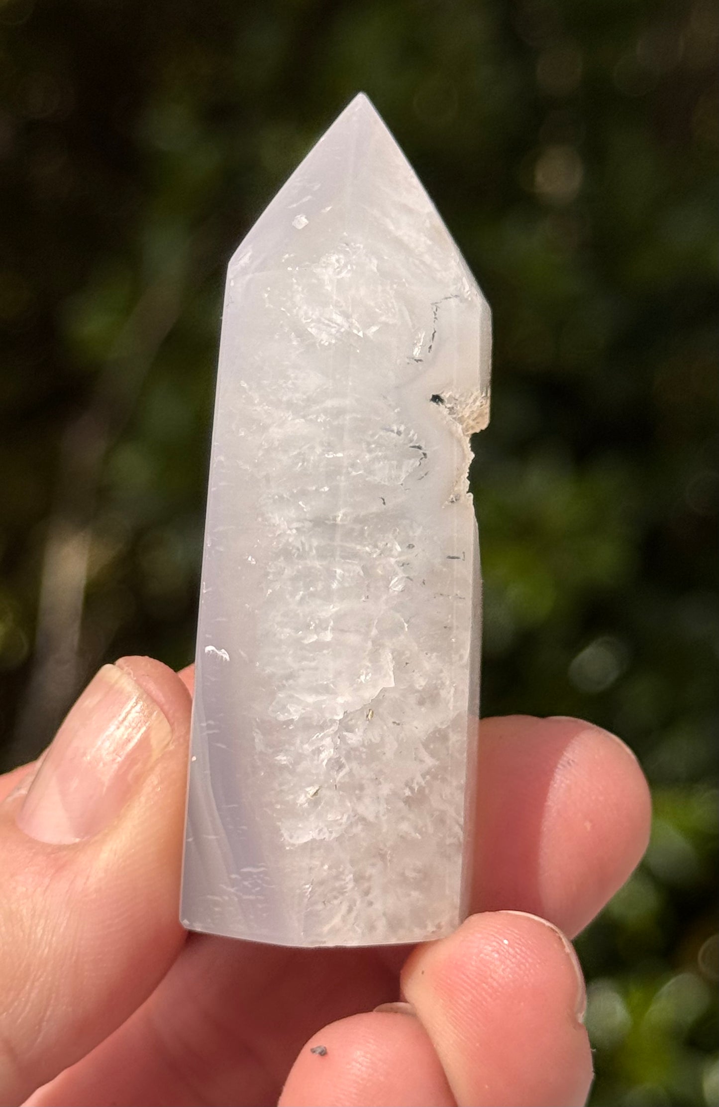 Druzy Agate Obelisk 3