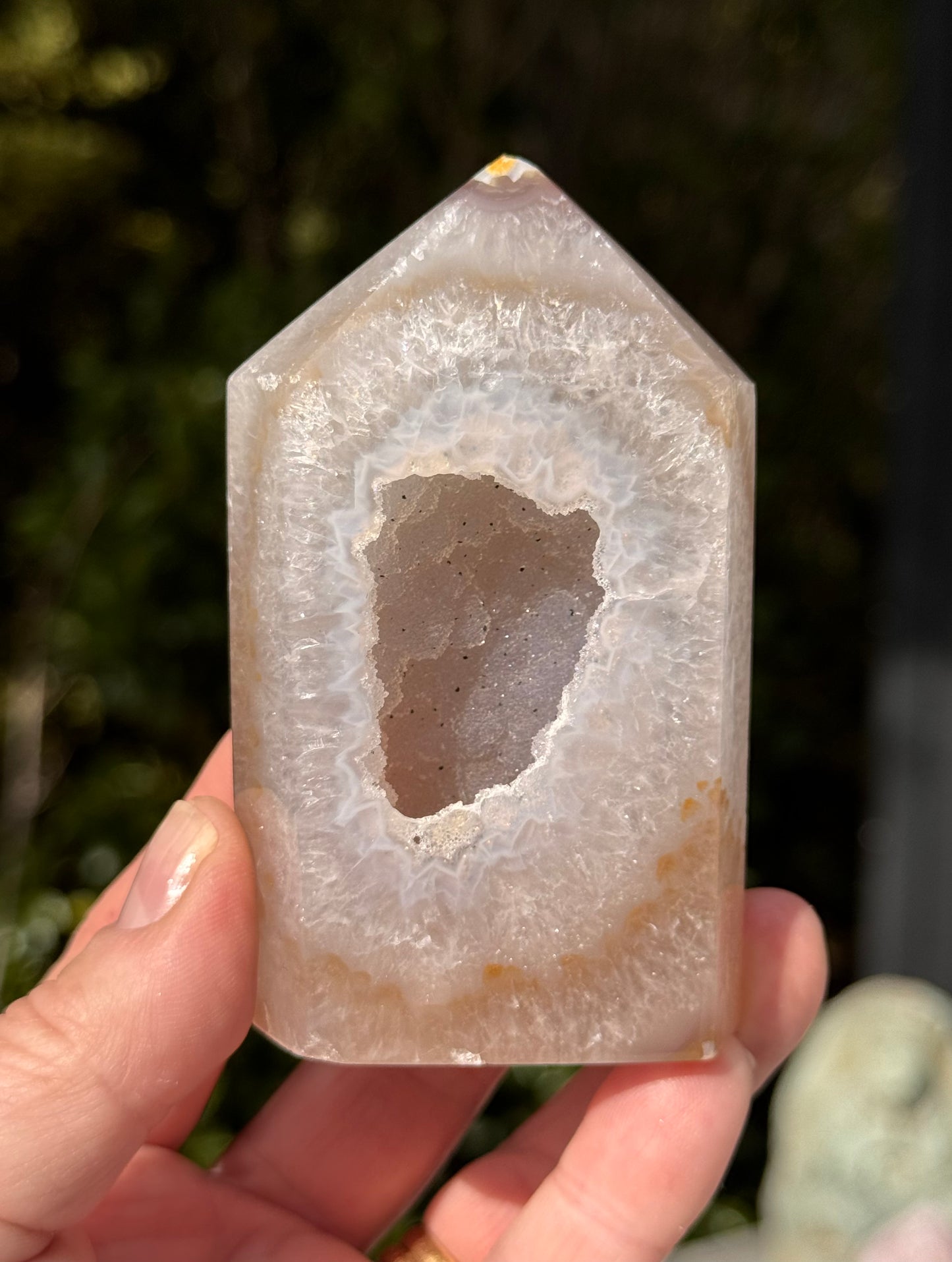 Druzy Agate Obelisk 4