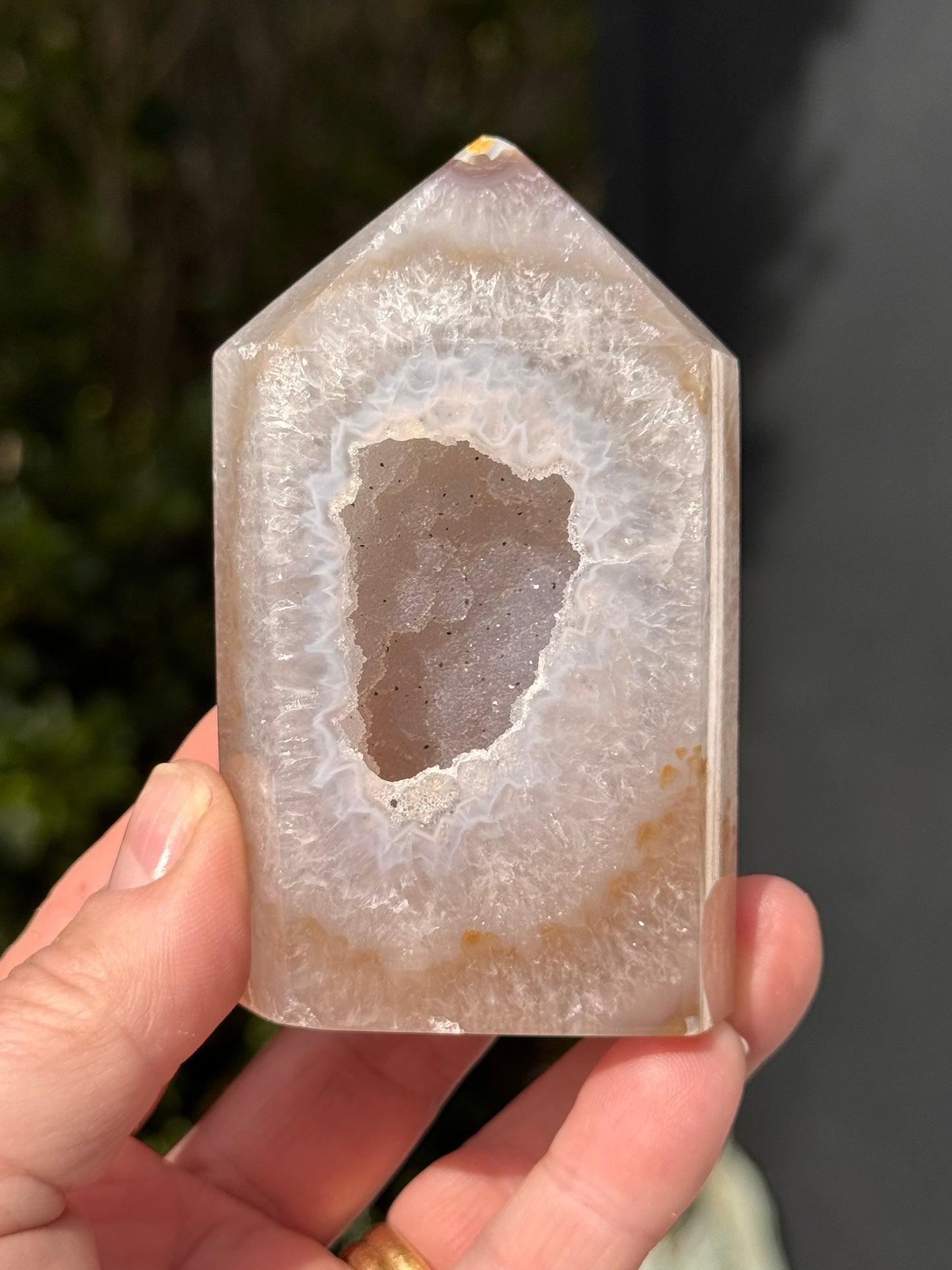 Druzy Agate Obelisk 4