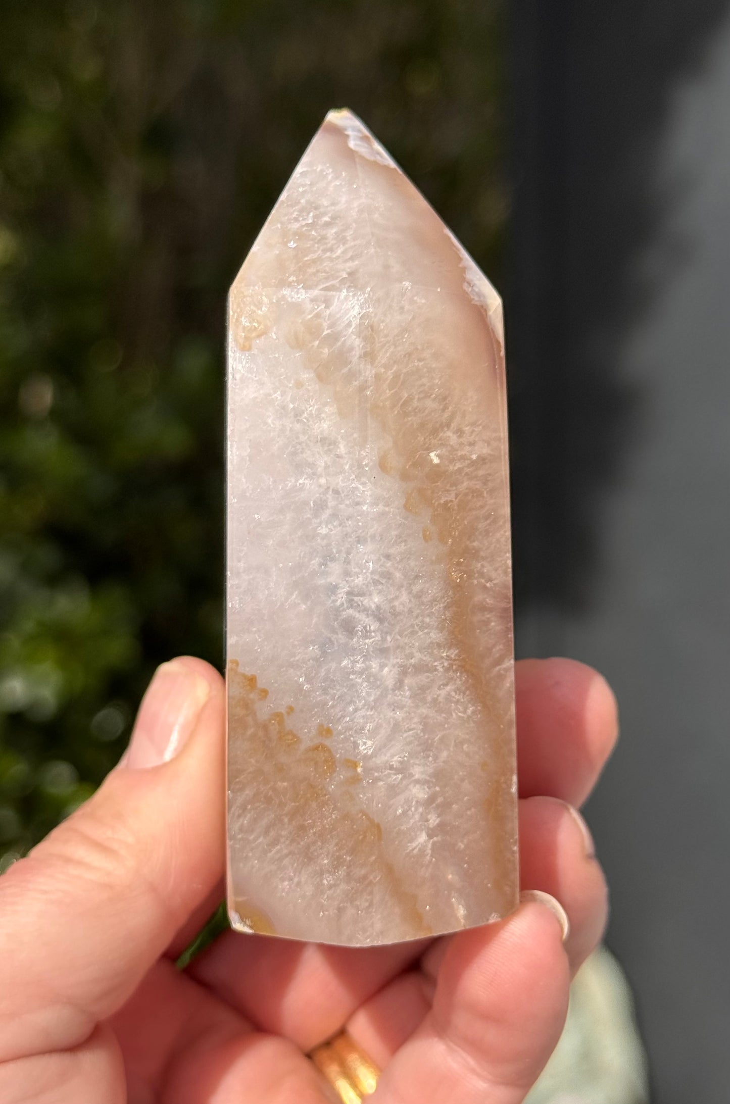 Druzy Agate Obelisk 4