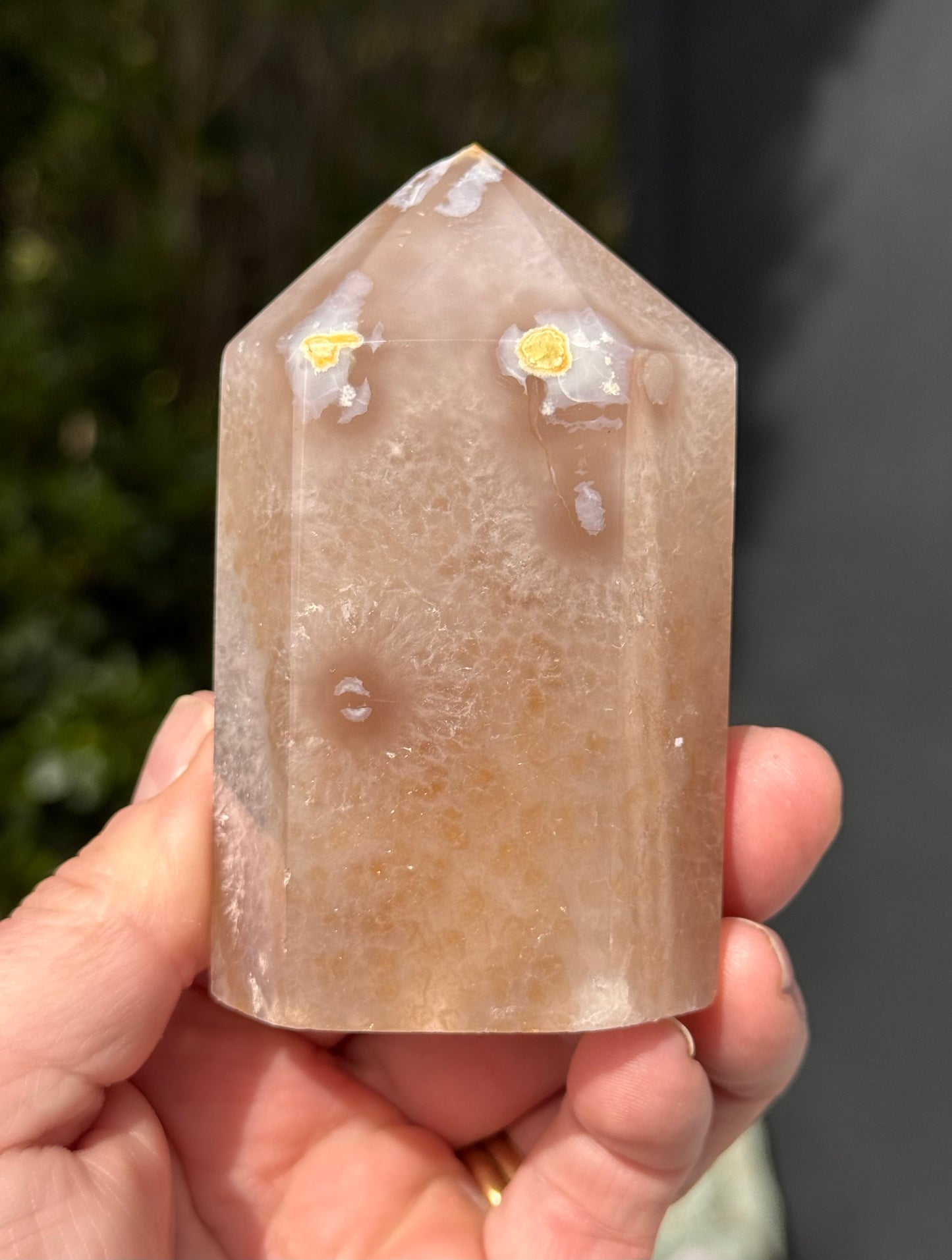 Druzy Agate Obelisk 4