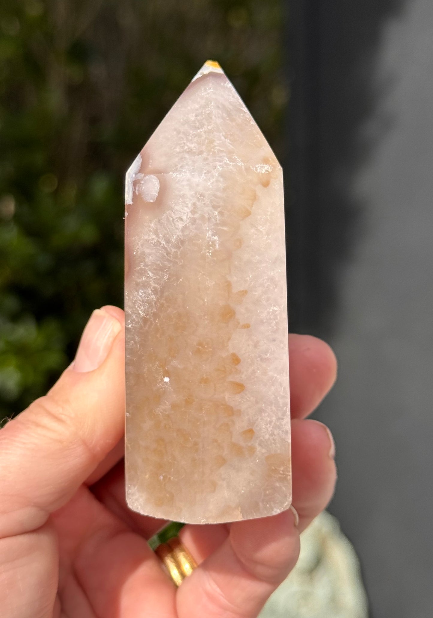 Druzy Agate Obelisk 4