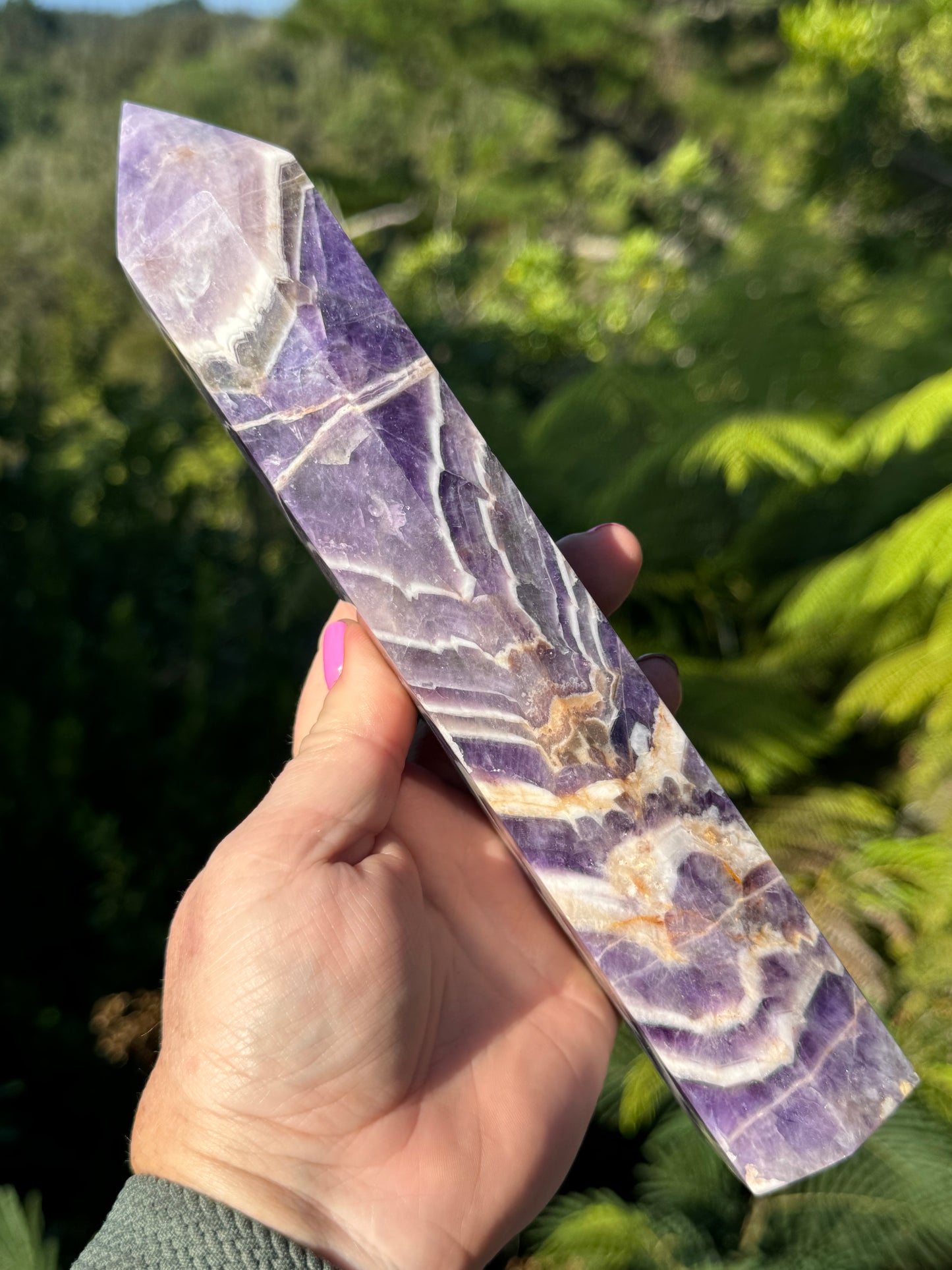 Chevron Amethyst Tower