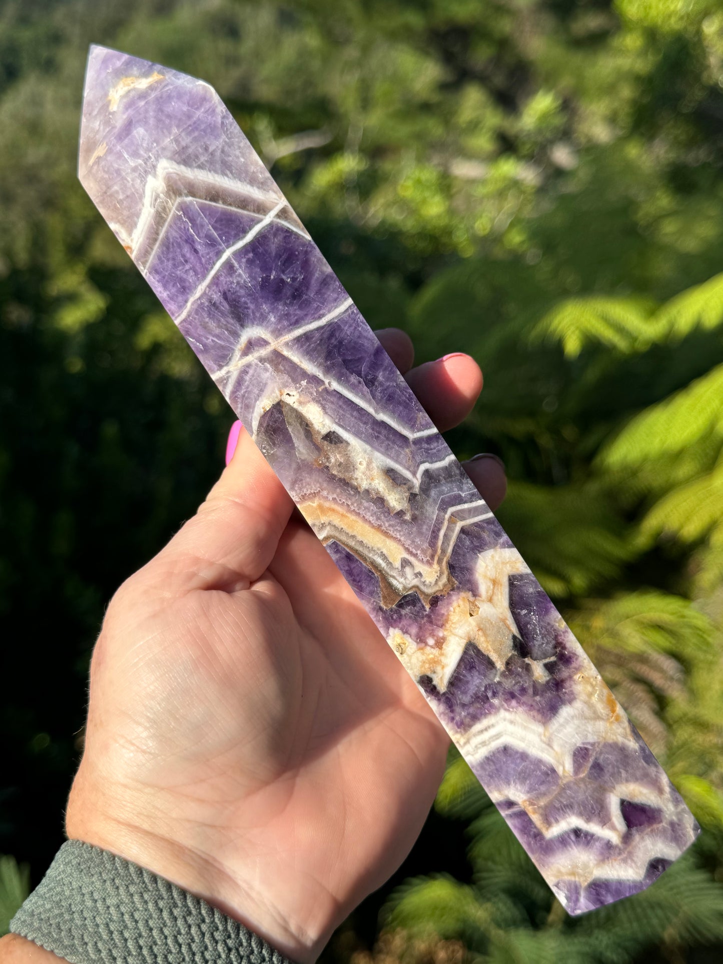 Chevron Amethyst Tower