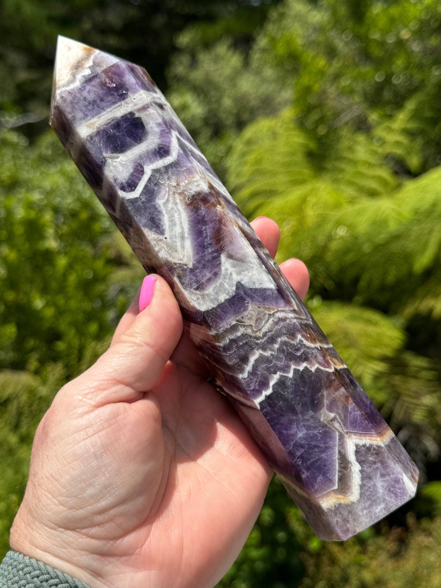 Chevron Amethyst Tower