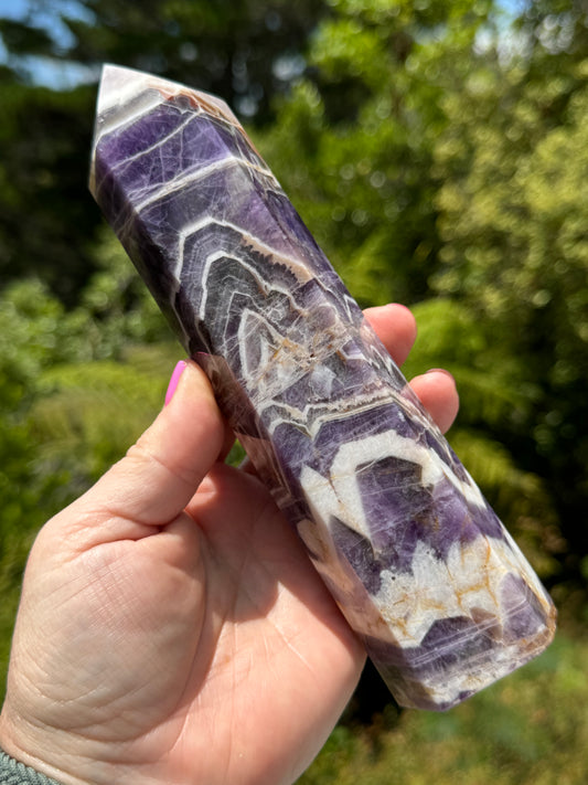 Chevron Amethyst Tower