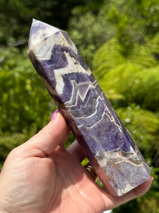 Chevron Amethyst Tower