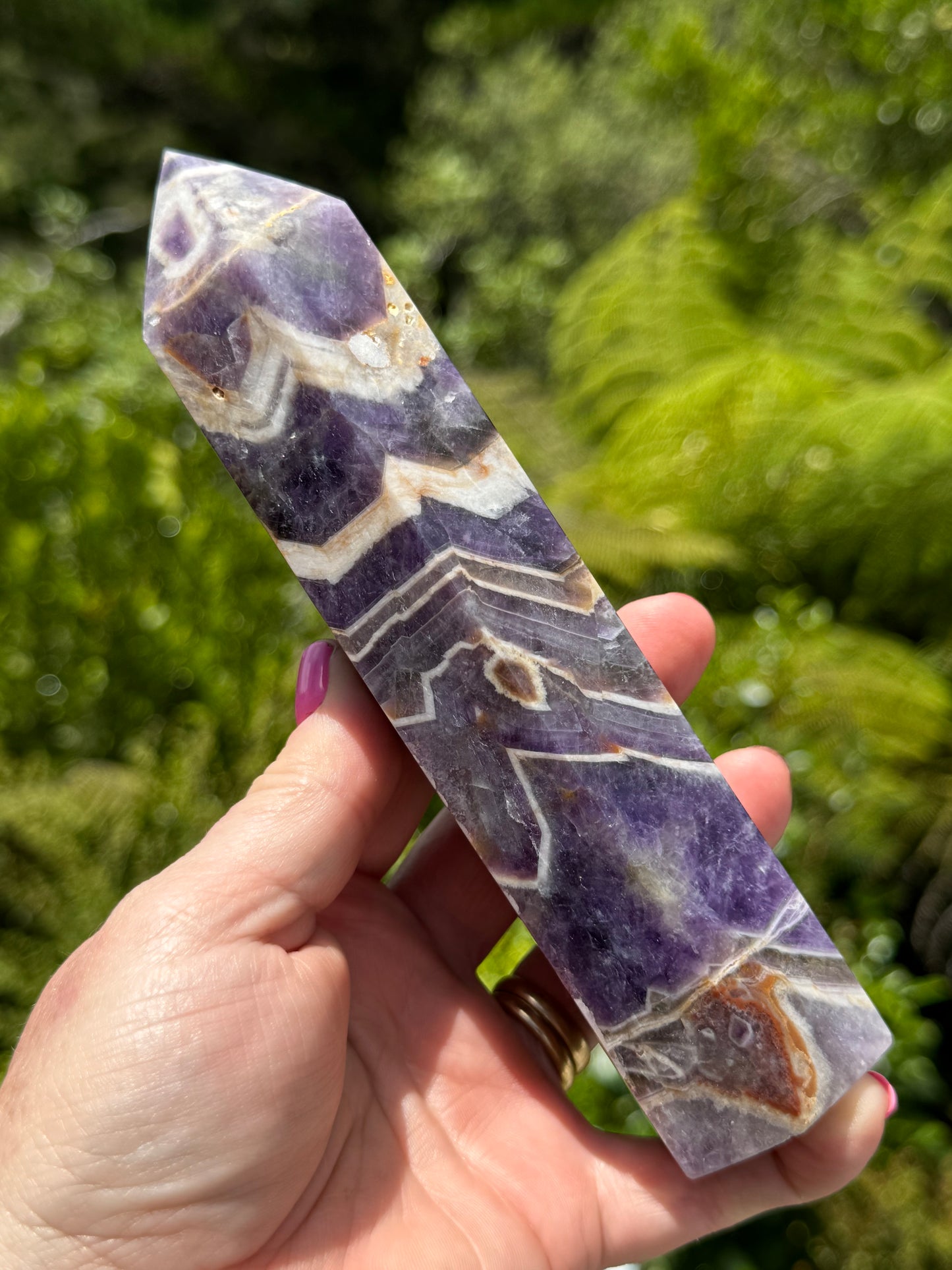 Chevron Amethyst Tower