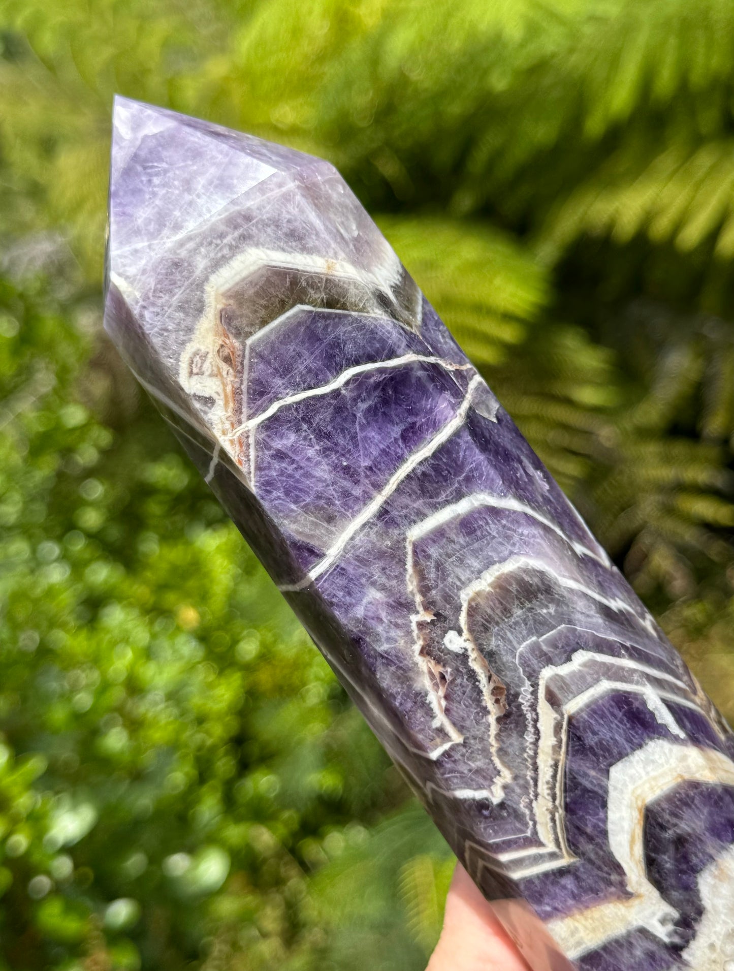 Chevron Amethyst Tower