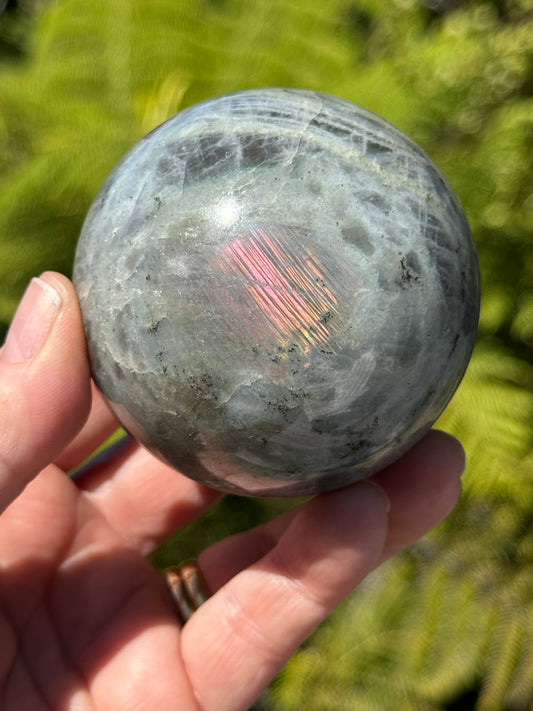 Labradorite Sphere Purple/Mermaid