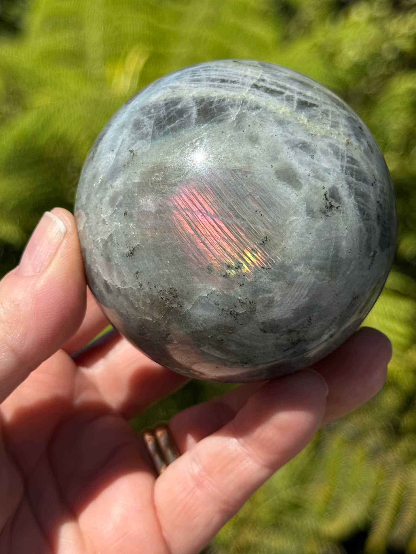 Labradorite Sphere Purple/Mermaid