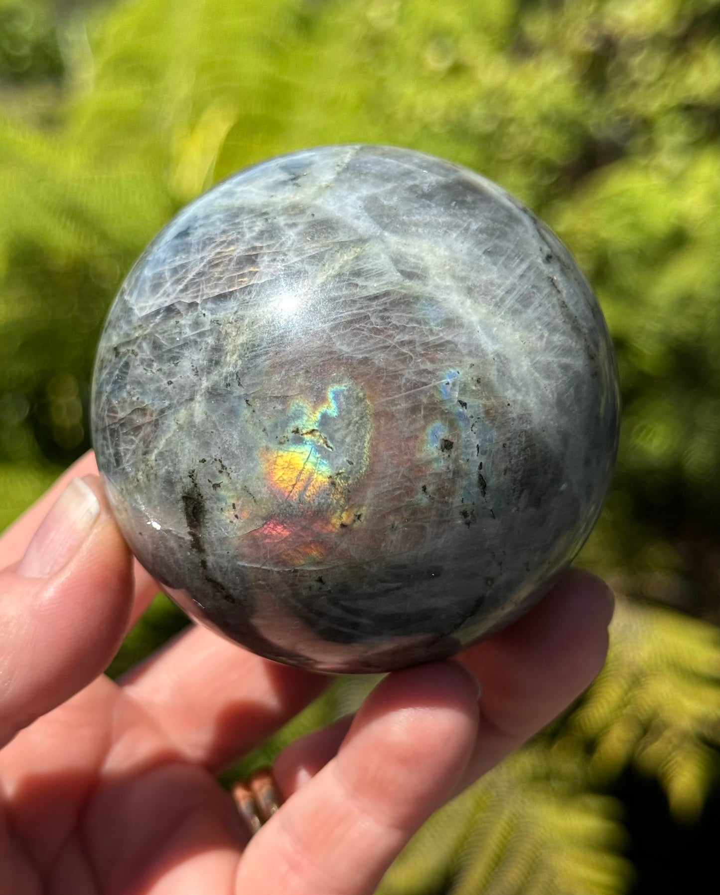 Labradorite Sphere Purple/Mermaid