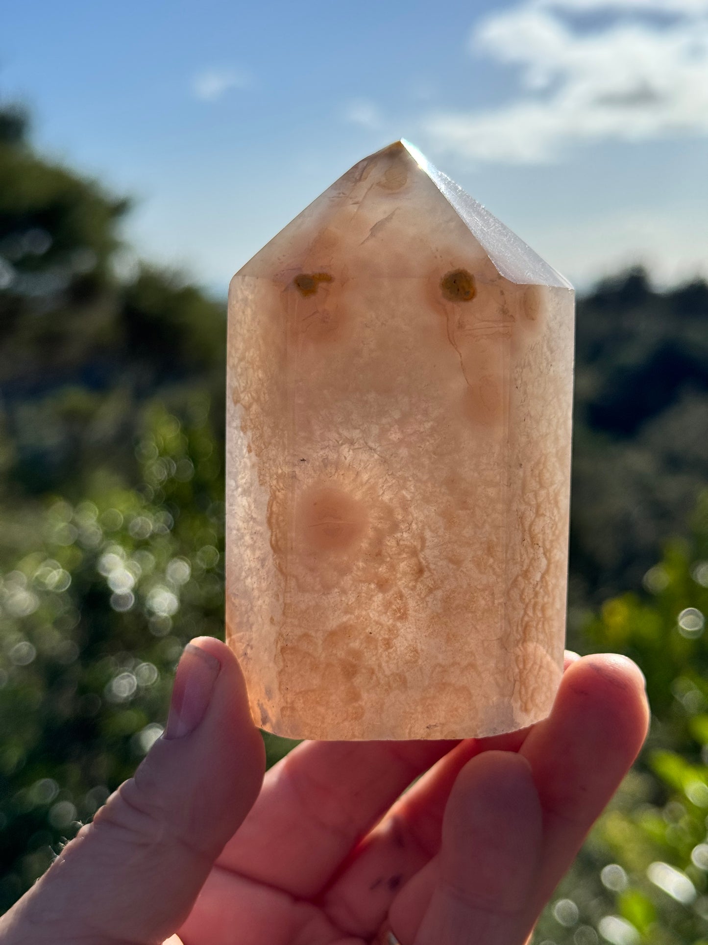 Druzy Agate Obelisk 4