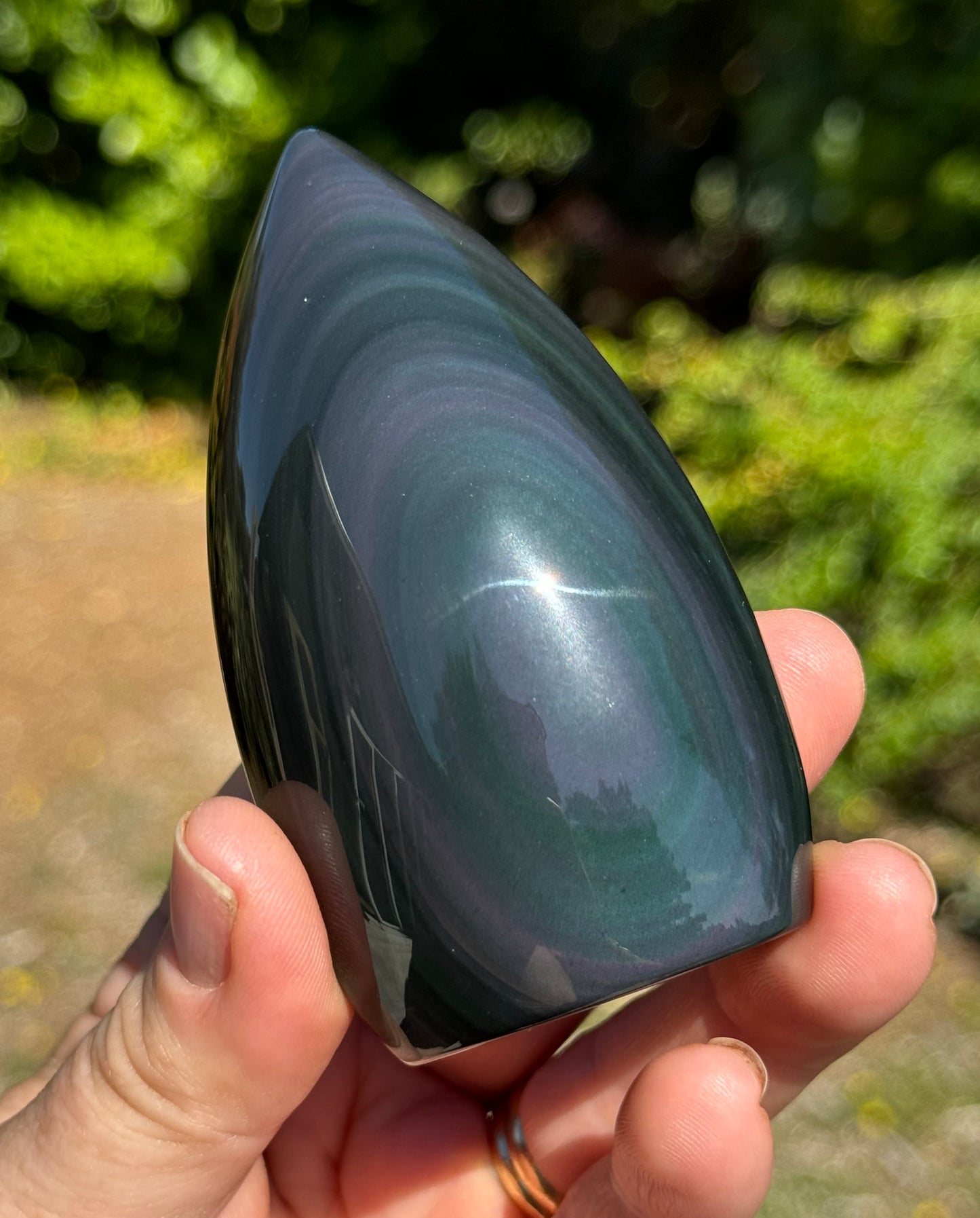 Rainbow Obsidian Flame