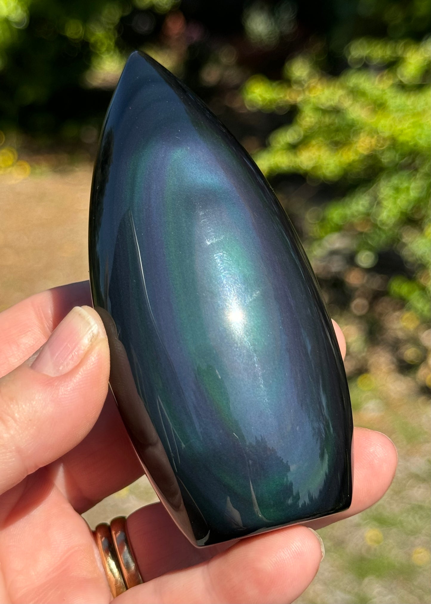 Rainbow Obsidian Flame