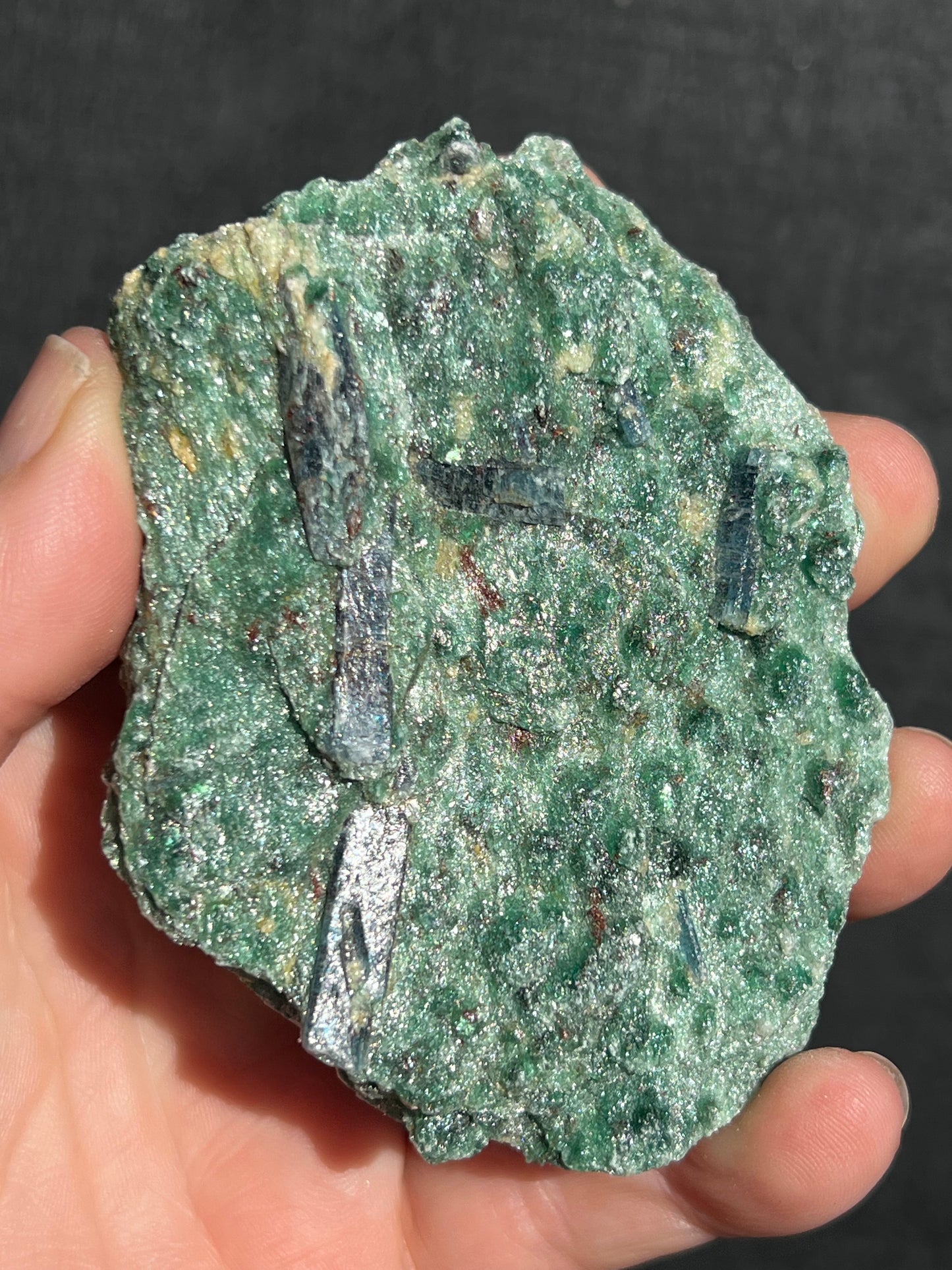 Fuchsite with Kyanite