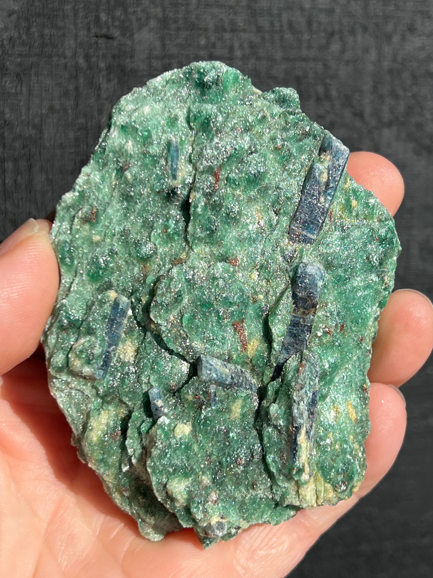 Fuchsite with Kyanite