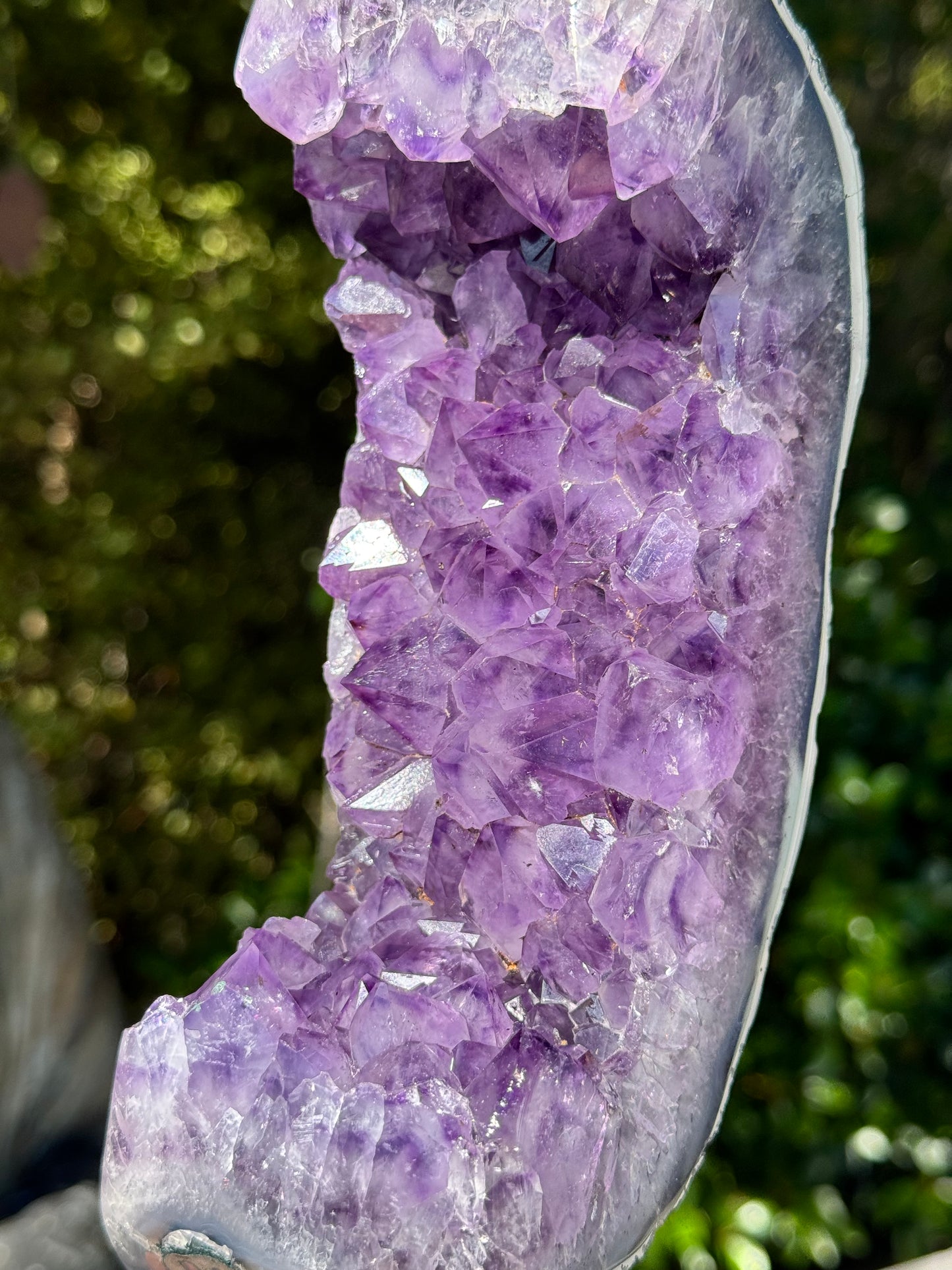 Amethyst Cluster On a stand 2